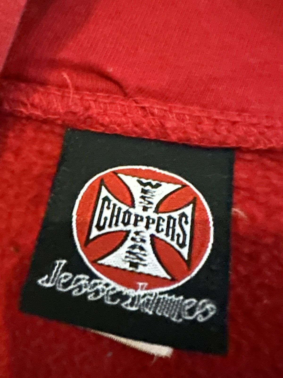 West Coast Choppers West coast choppers jesse james zip up red hoodie Size US L / EU 52-54 / 3 - 5 Thumbnail
