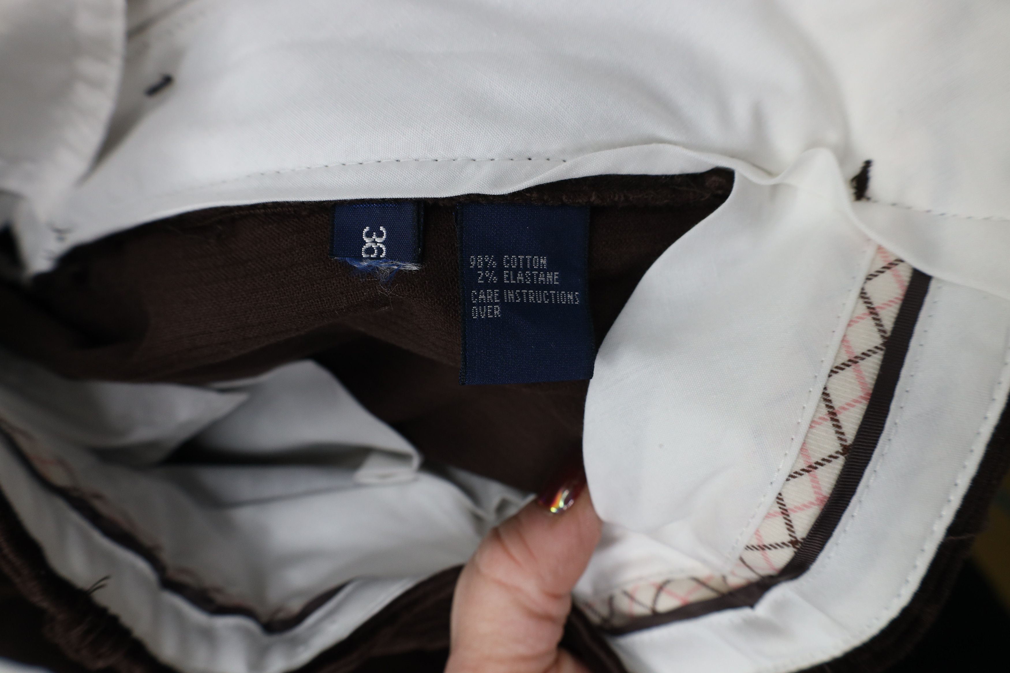 Ralph Lauren Vintage 90s Polo Golf Ralph Lauren Wide Leg Corduroy Pants Size US 36 / EU 52 - 9 Thumbnail