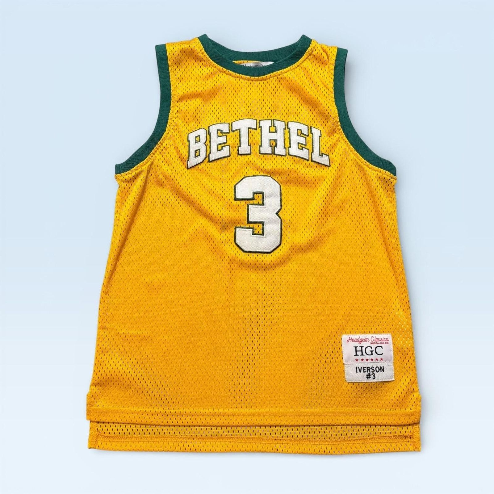 Vintage Bethel Jersey Youth M Headgear Classics Iverson 3 Boys Size M / US 6-8 / IT 42-44 - 1 Thumbnail