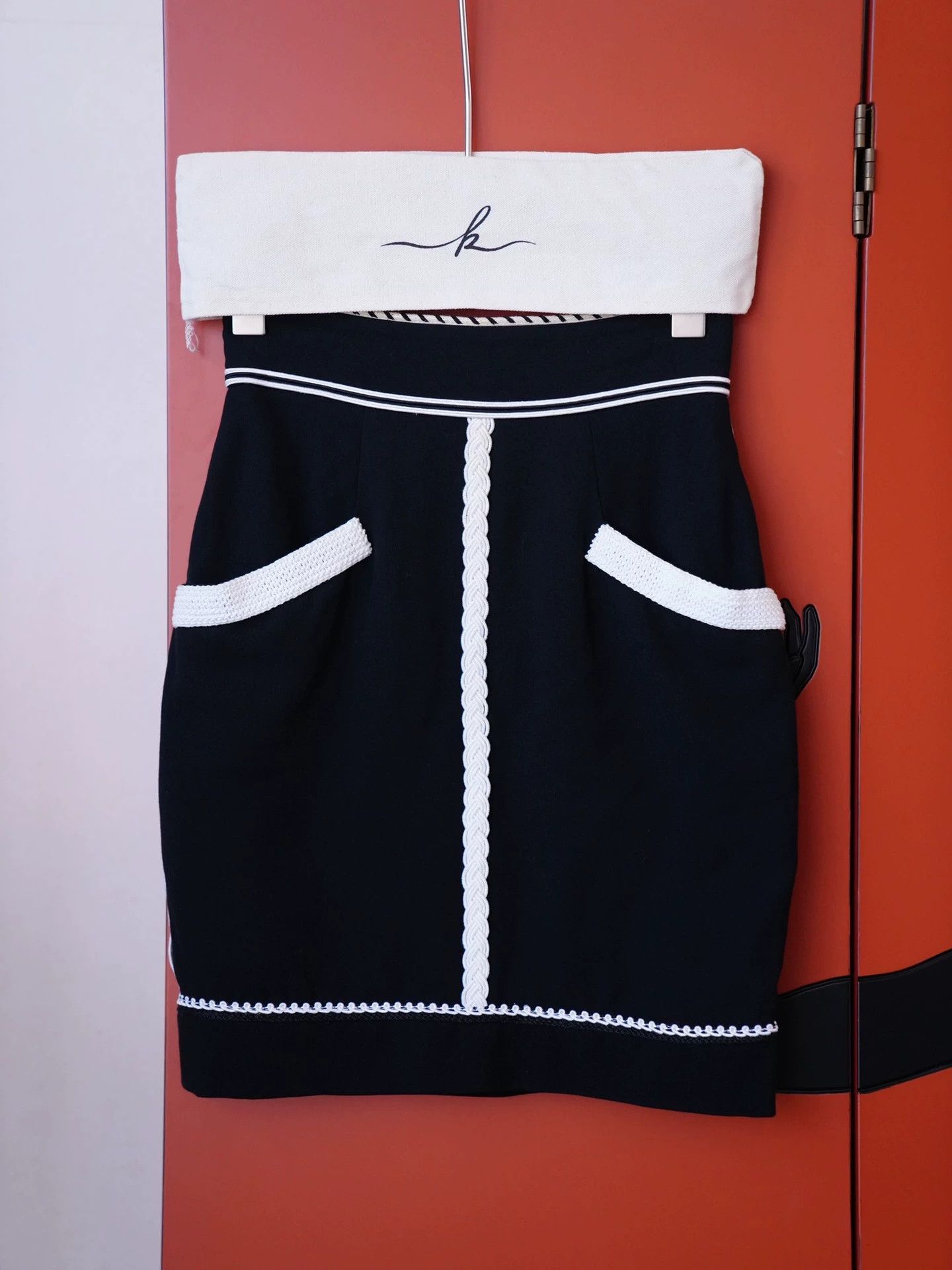 Chanel Chanel Vintage 1990 SS Poster Skirt FR36 (S) Size 26" / US 2 / IT 38 - 3 Thumbnail