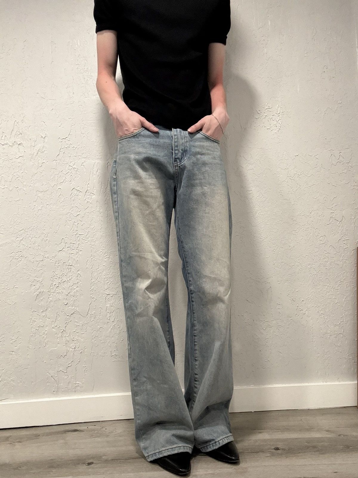 basketcase gallery Basketcase Gallery LAX Flare Denim Size US 30 / EU 46 - 6 Thumbnail