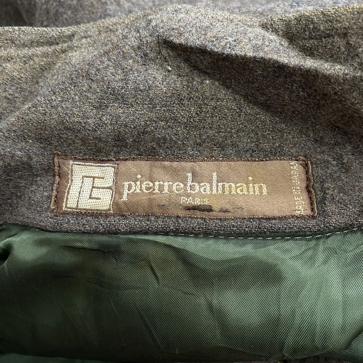 Pierre Balmain PIERRE BALMAIN PARIS Wool Brown Coat Jacket Size US M / EU 48-50 / 2 - 6 Thumbnail