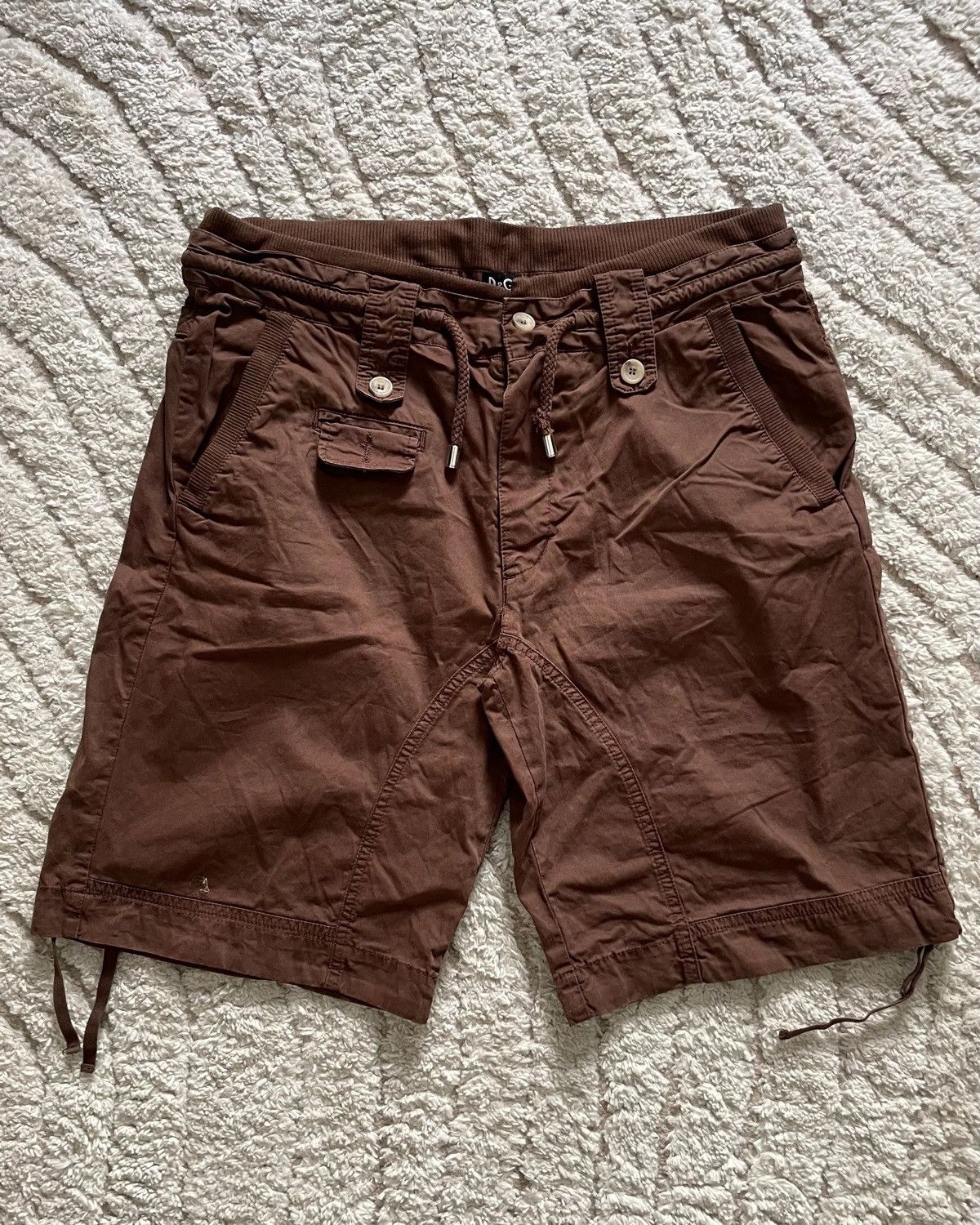 image of Dolce Gabbana 00S Dolce & Gabbana Military Cargo Short (L) in Brown, Men's (Size 36)