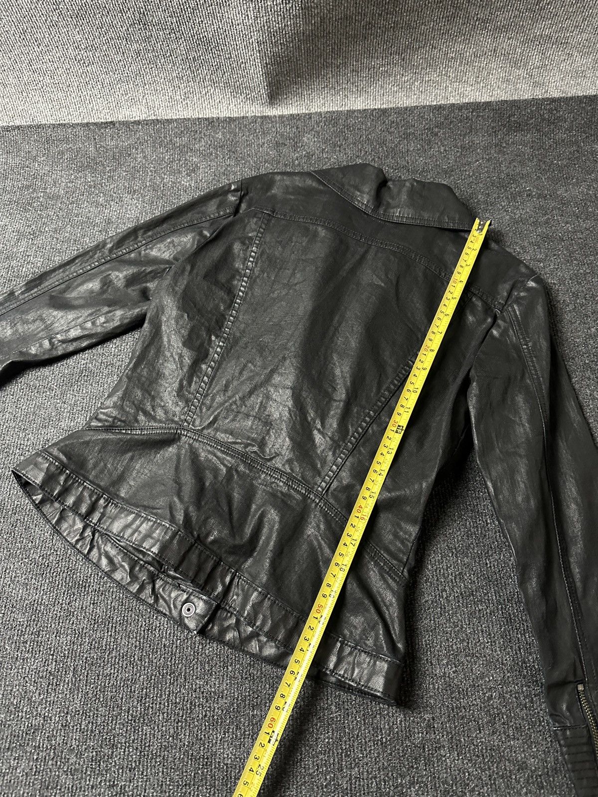 Other 🚨Y2K RICK OWENS TYPE DIRTY SLIM FIT ZIP DENIM JACKET Size M / US 6-8 / IT 42-44 - 15 Thumbnail