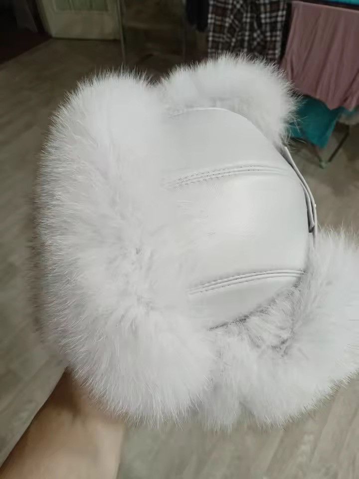 Japanese Brand Real Fur Ushanka Russian Hat Size L Size ONE SIZE - 2 Thumbnail