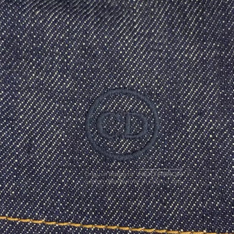 Dior Dior Dark blue heavy industry rhinestone embroidery cotton Size XS / US 0-2 / IT 36-38 - 5 Thumbnail
