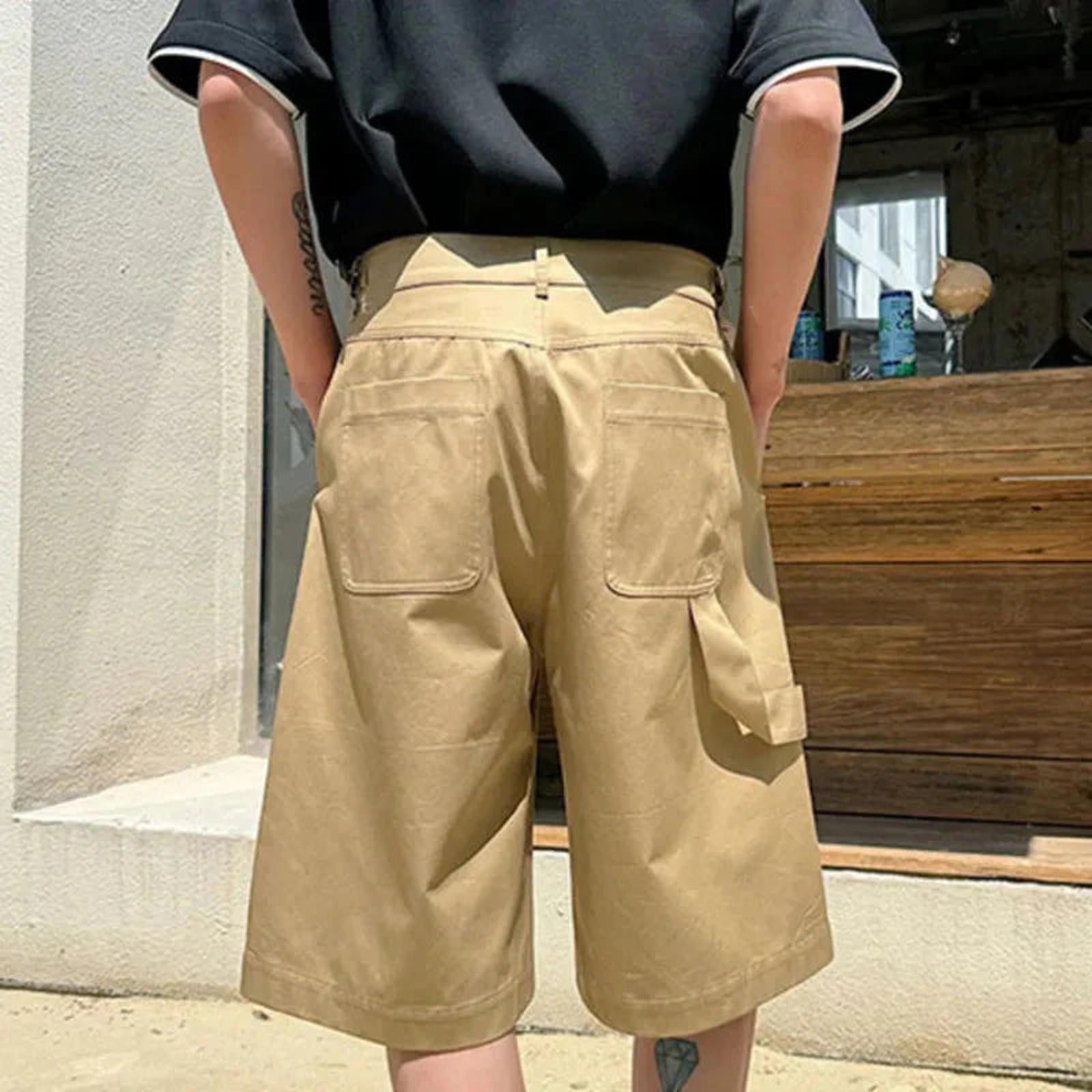 Vintage Long Length Carpenter Shorts Size US 32 / EU 48 - 7 Thumbnail