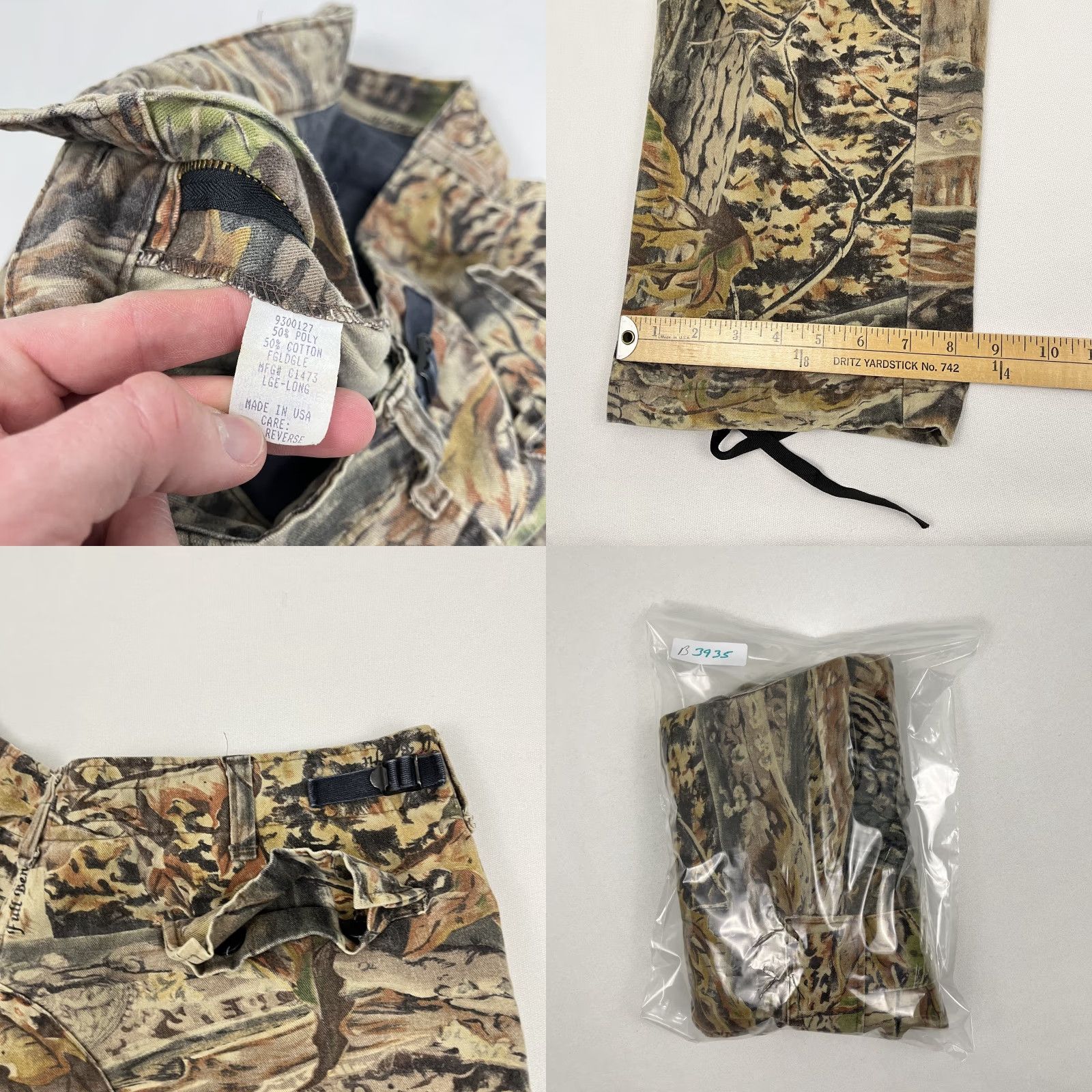 Vintage VINTAGE Cabela's Pants Men 36 x 33 Cargo Camouflage Hunting Outdoors USA 90s Mens Cargo Pants Size US 36 / EU 52 - 8 Thumbnail