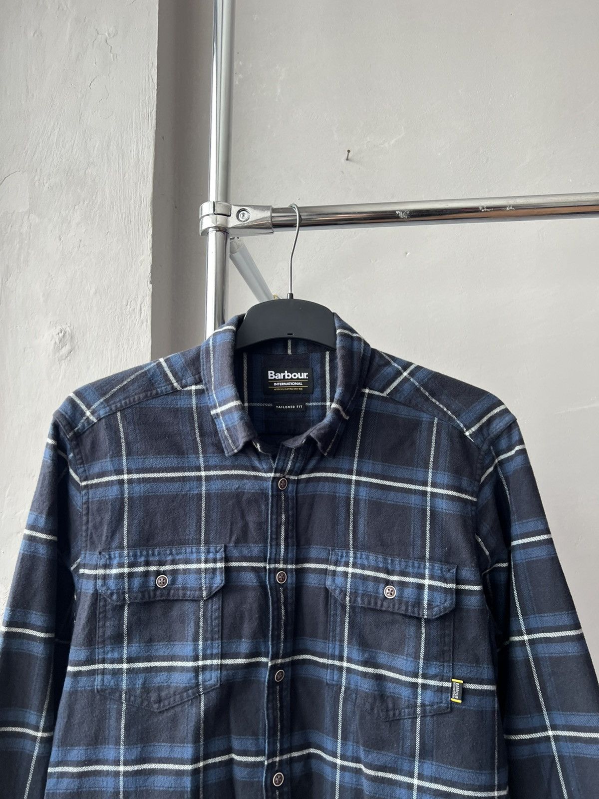 Barbour BARBOUR INTERNATIONAL ENGLAND FLANNEL CASUAL SHIRT BUTTON L Size US L / EU 52-54 / 3 - 4 Thumbnail