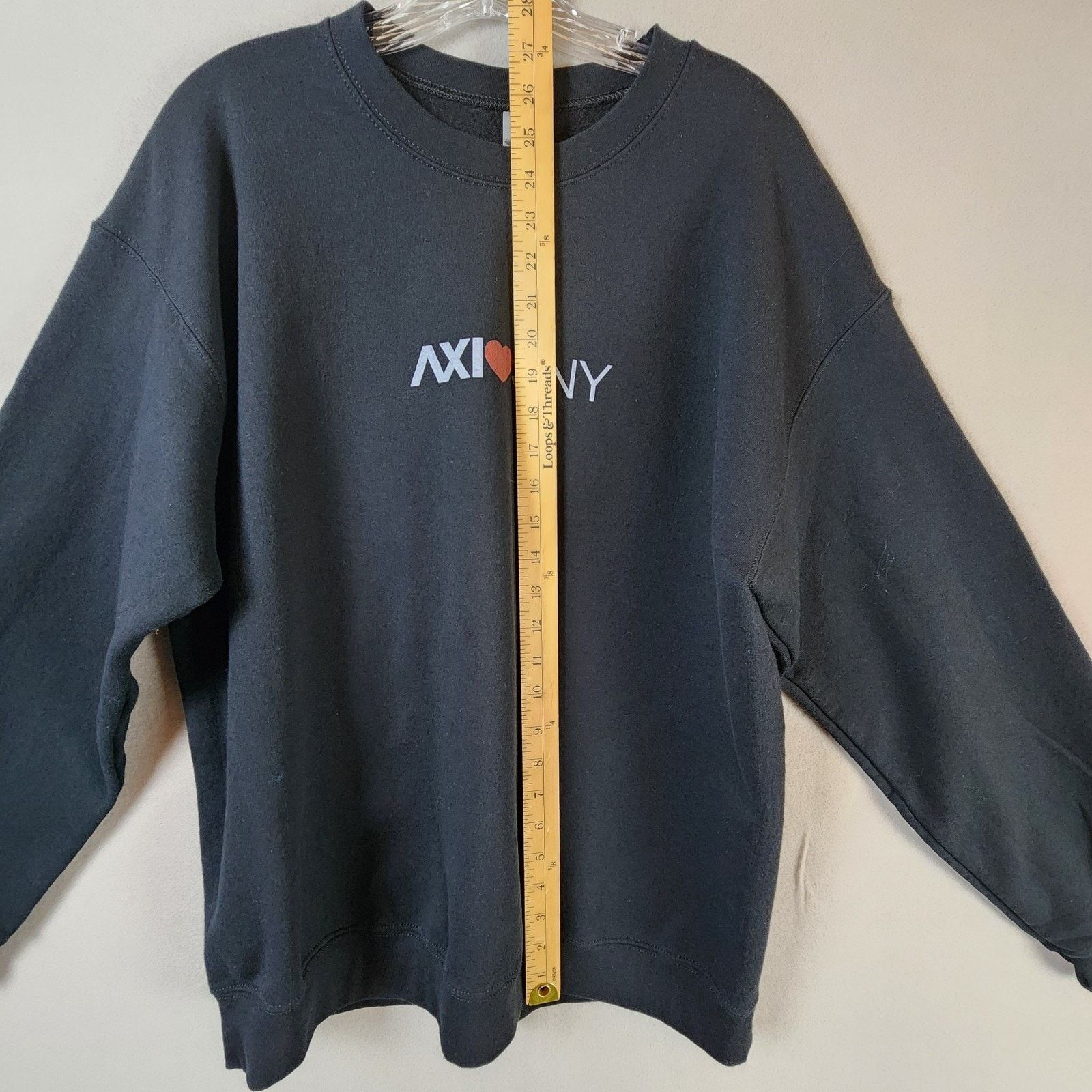 Gildan AXISNY Gildan Heavy Blend Sweatshirt Unisex Large Black Size US L / EU 52-54 / 3 - 5 Thumbnail