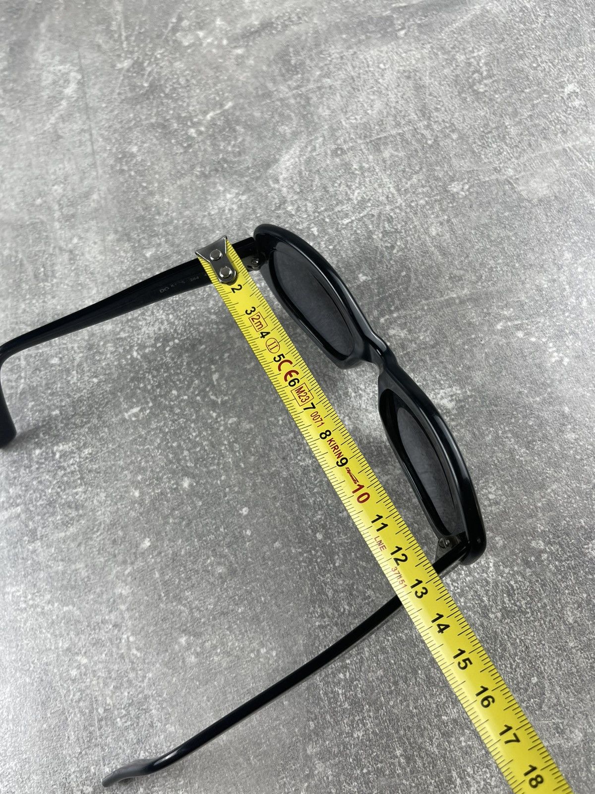 Dolce & Gabbana Dolce & Gabbana DG Black Oval Sunglasses 90s Y2K Unisex Size ONE SIZE - 9 Thumbnail