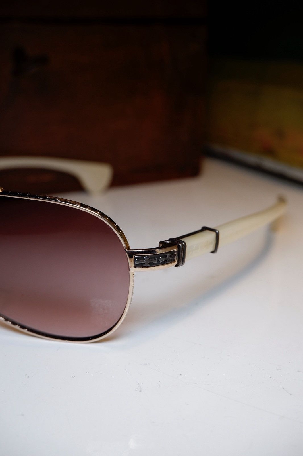 Chrome Hearts Chrome Hearts " Baby Beast " sunglasses Size ONE SIZE - 4 Thumbnail