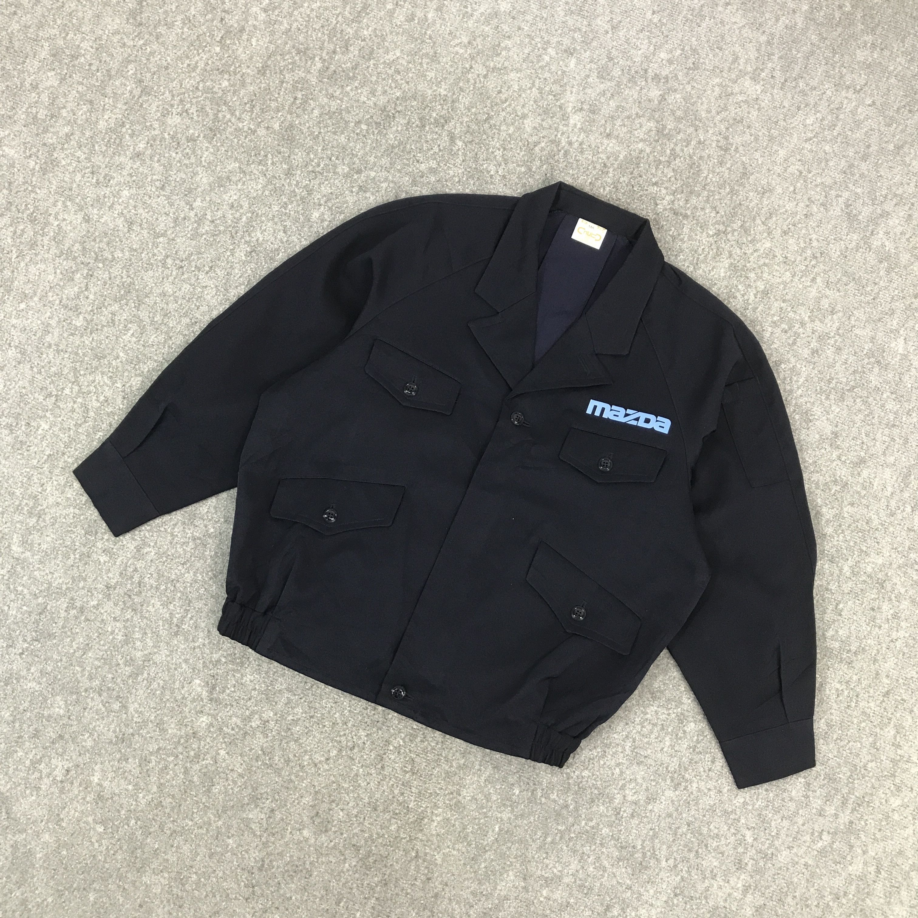 Japanese Brand VTG MAZDA RACING BOMBER NAVY JACKET Size US L / EU 52-54 / 3 - 5 Thumbnail