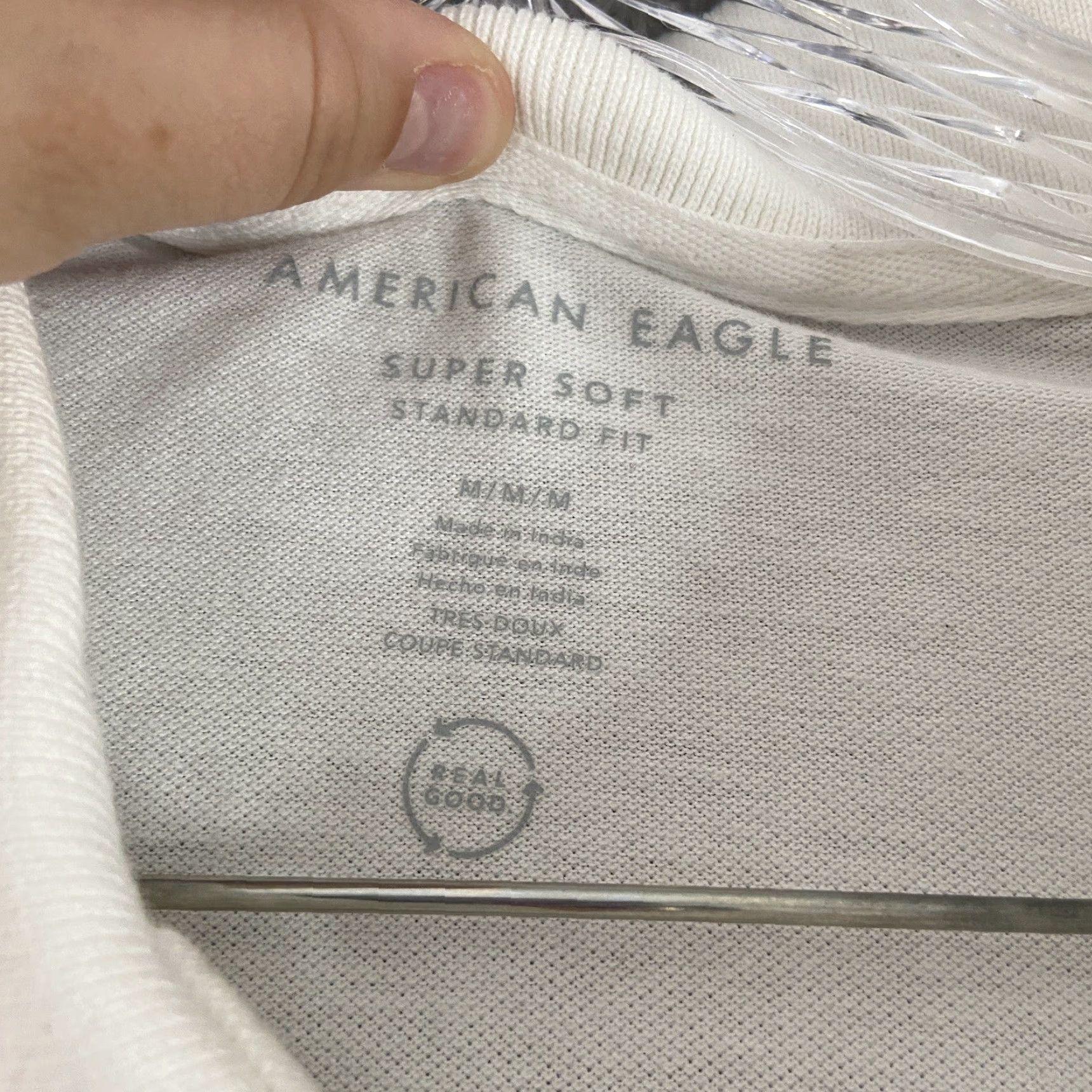 American Eagle Outfitters VINTAGE? No. American Eagle Polo Shirt Men M White Short Sleeve Size M Polo Men White American Eagle Outfitters Short Sleeve Polo Mens Size M Size US M / EU 48-50 / 2 - 7 Thumbnail