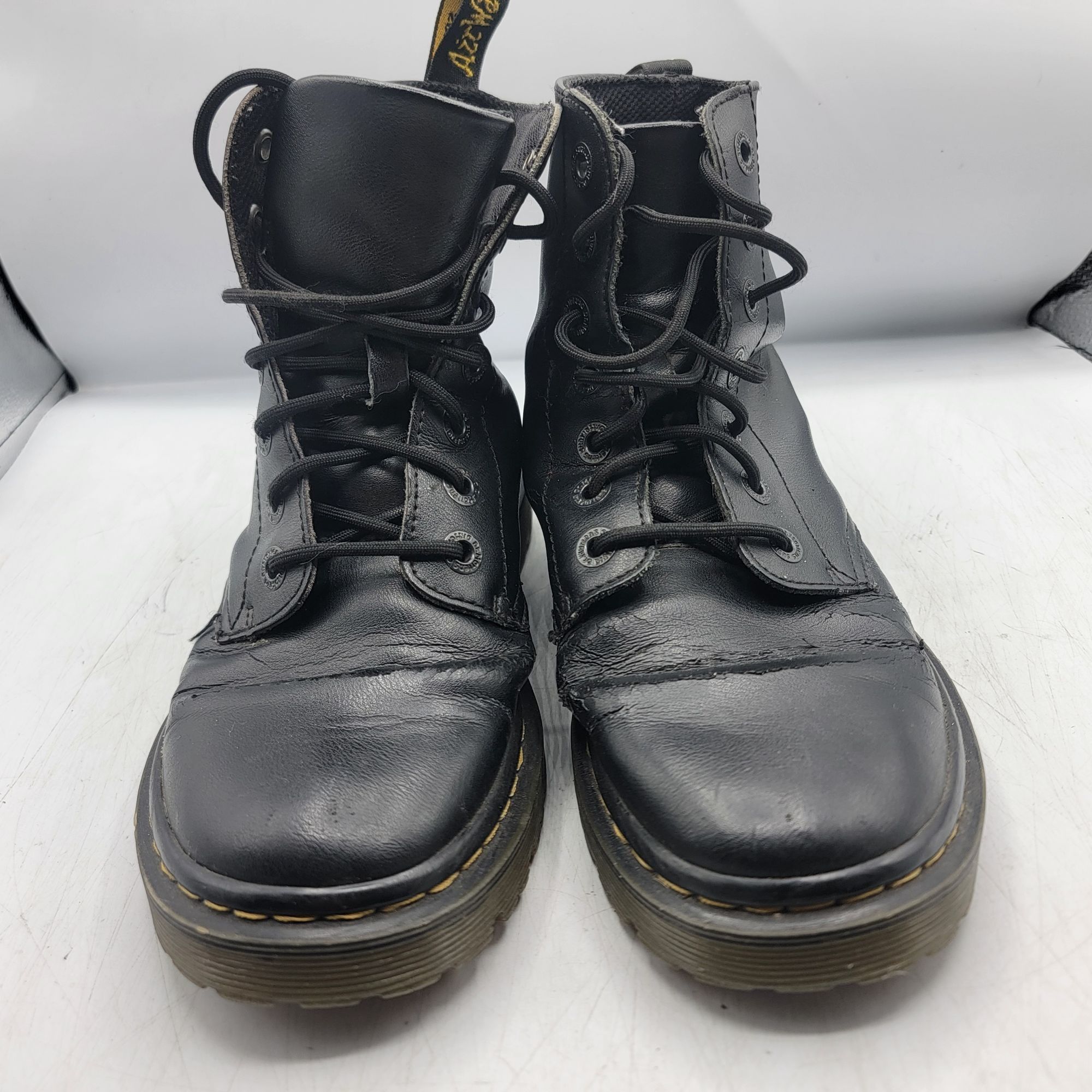 Dr. Martens Dr. Martens Luana Womens 6 Black Boots Rave Party Casual Out Size US 6 / IT 36 - 2 Thumbnail