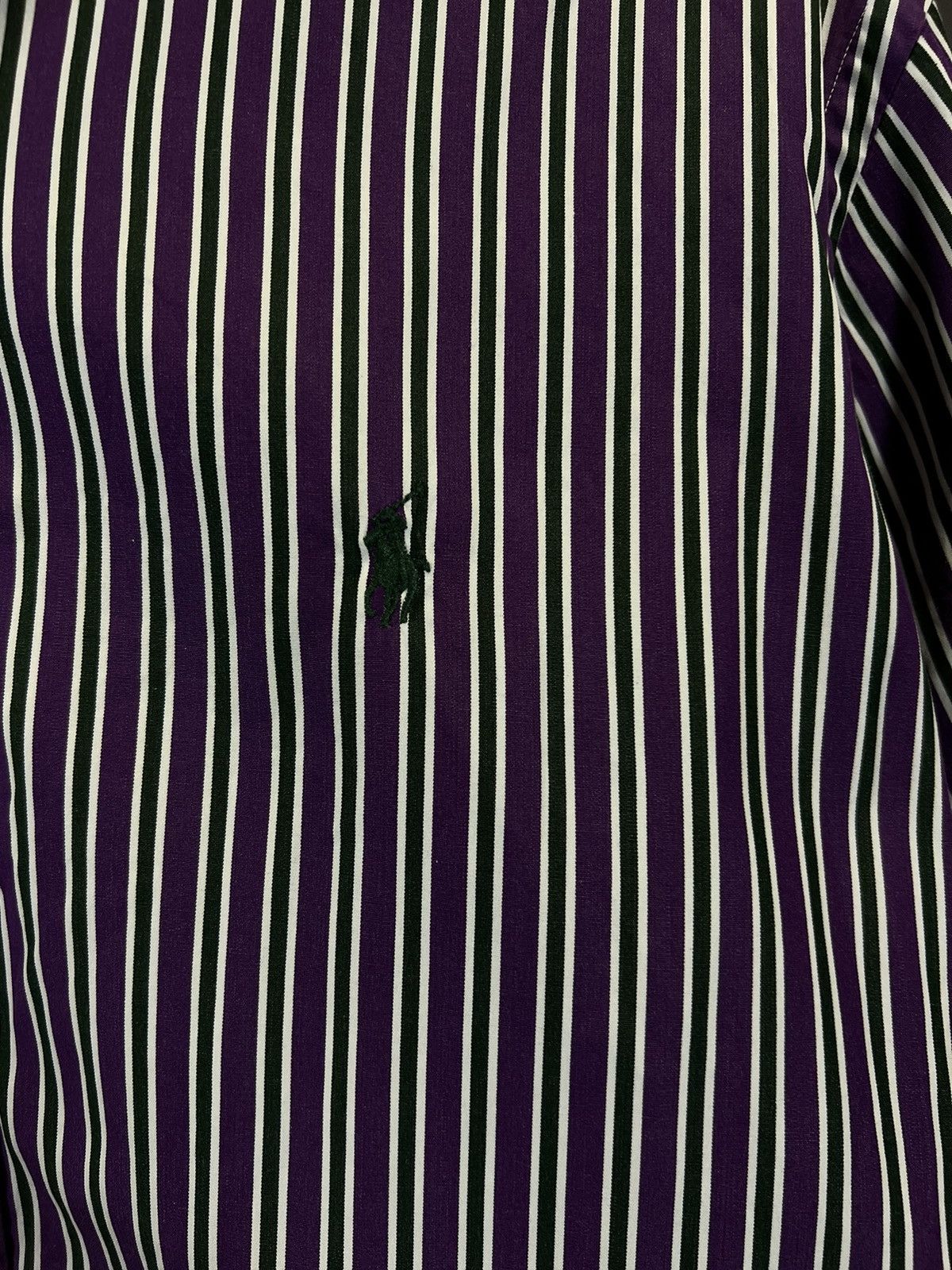 Polo Ralph Lauren Polo Ralph Lauren vintage logo designer striped shirt Size US L / EU 52-54 / 3 - 3 Thumbnail