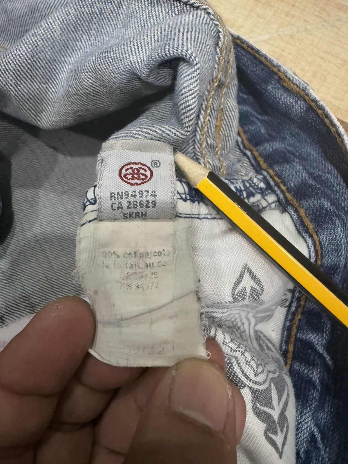 Stussy STUSSY DISTRESSED JEANS Size US 36 / EU 52 - 11 Thumbnail