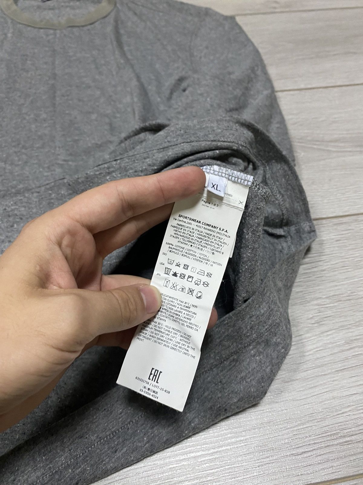 Stone Island Stone Island reflective logo compass vintage long sleeve Size US XL / EU 56 / 4 - 7 Thumbnail