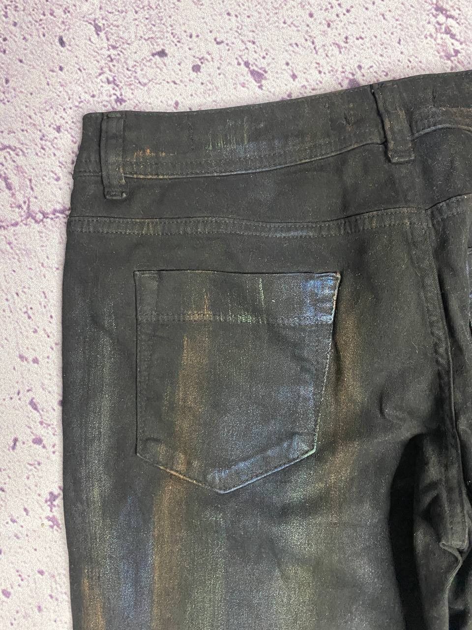 Just Cavalli Women's Just Cavalli Paisley Pattern Flared Denim Pants Size 29" - 5 Thumbnail