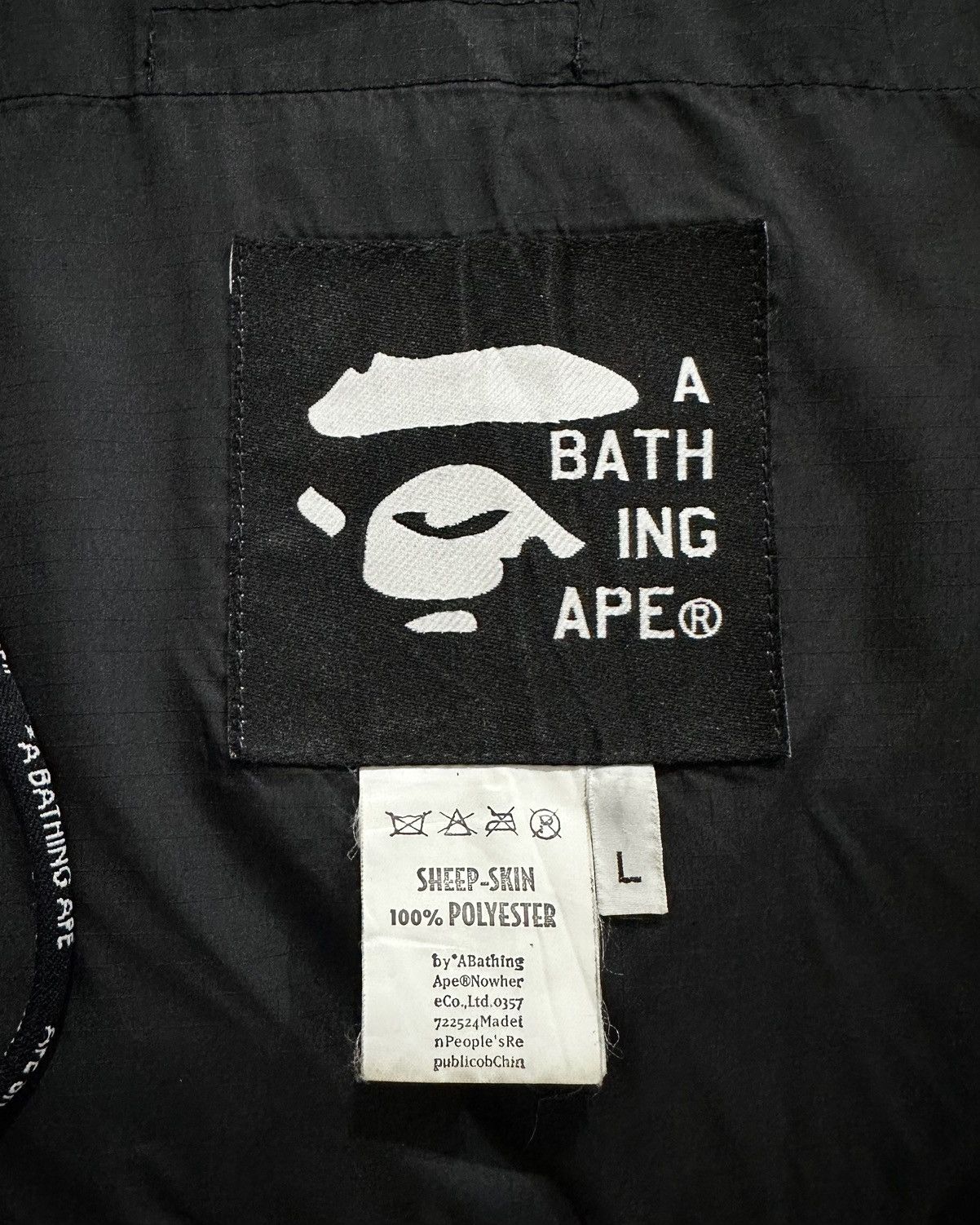 Bape Bape Classic Sheep Skin Down Vest Size US L / EU 52-54 / 3 - 6 Thumbnail