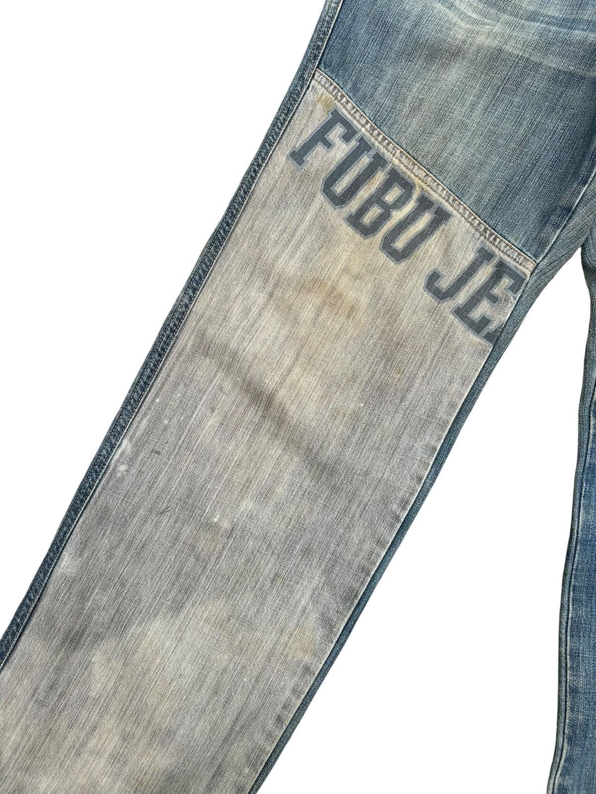 Kapital VINTAGE FUBU JEANS STREETWEAR DIRTY DENIM JEANS Size US 30 / EU 46 - 3 Thumbnail