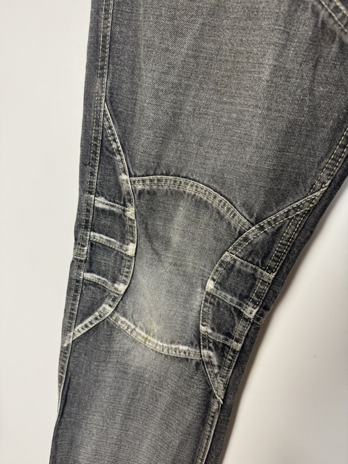 Japanese Brand Japanese Style Panelled Vintage Denim Jeans Avant Garde Size US 33 - 6 Thumbnail