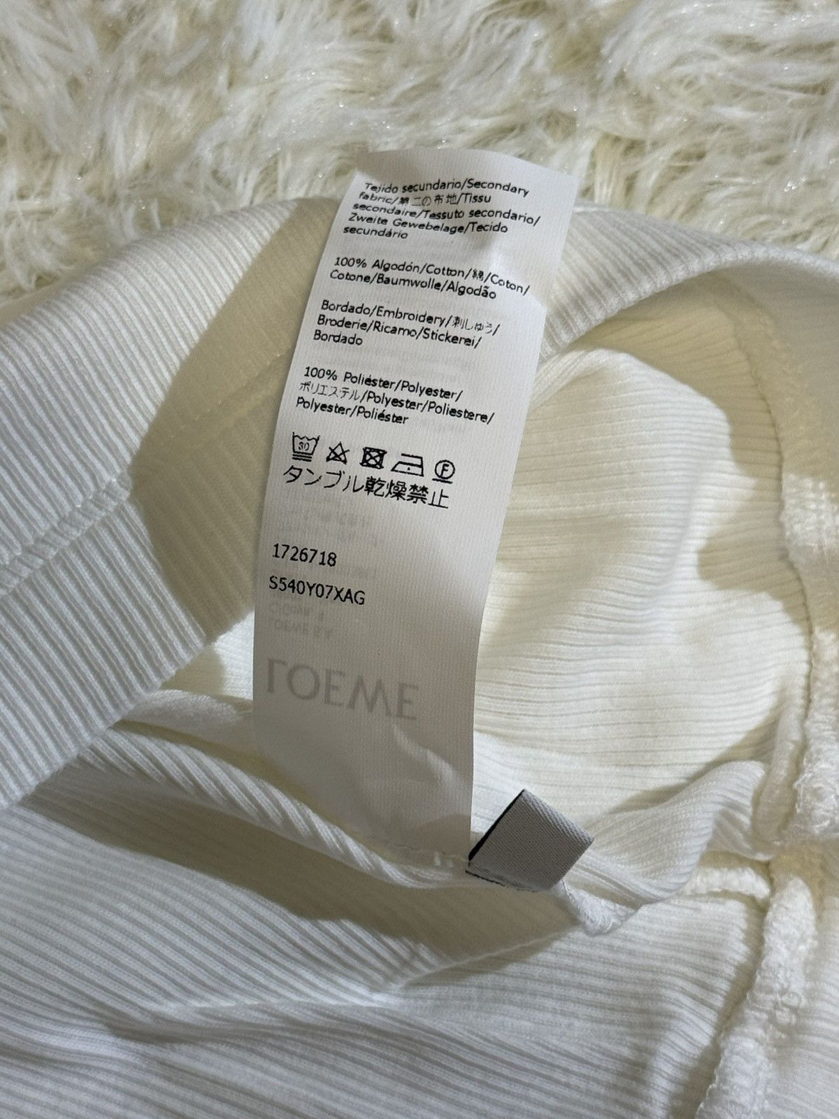 Loewe Loewe white crop top Size M / US 6-8 / IT 42-44 - 6 Thumbnail