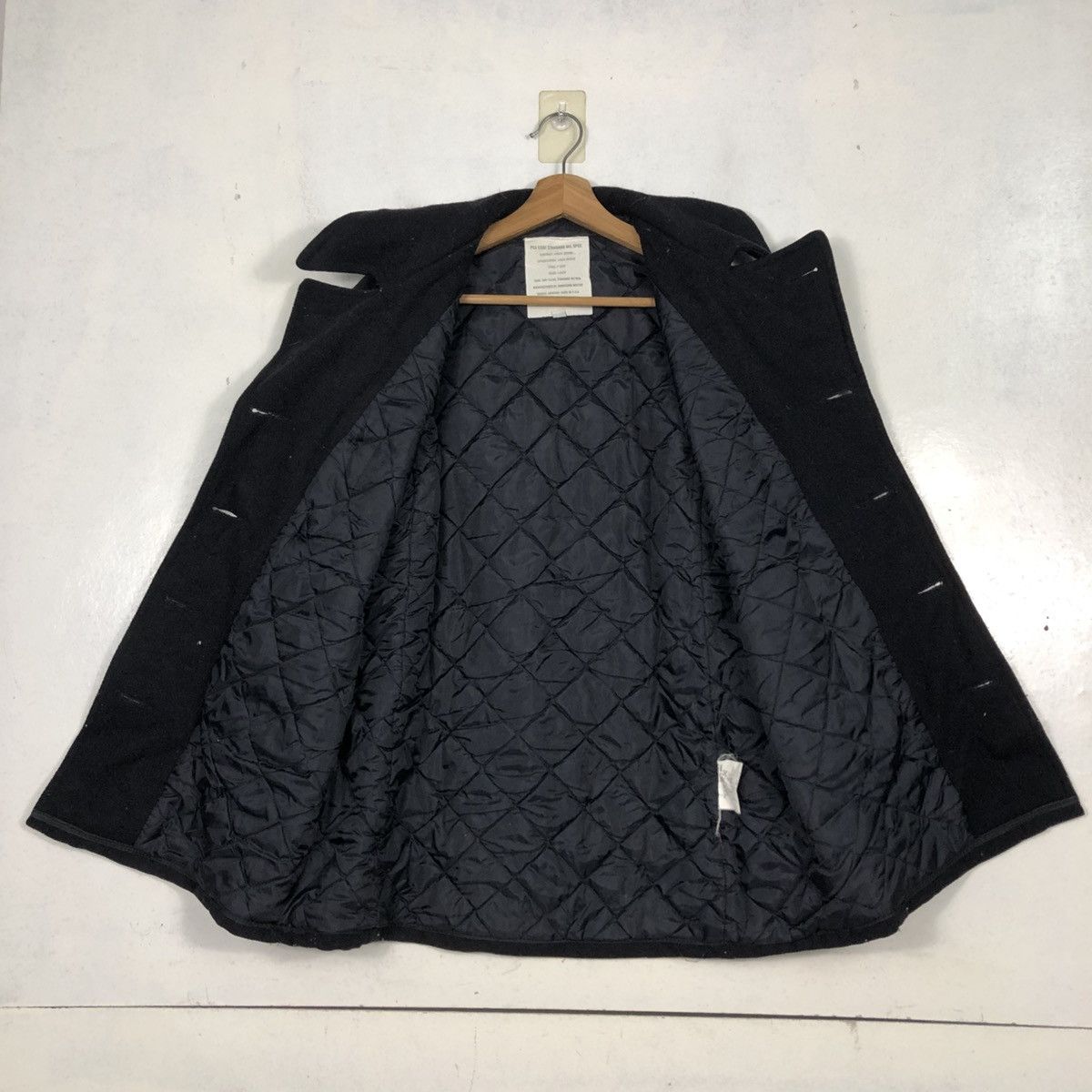 Japanese Brand 📌Vintage Wool Peacoat Usa Double Breast Issey Miyake Size US L / EU 52-54 / 3 - 15 Thumbnail