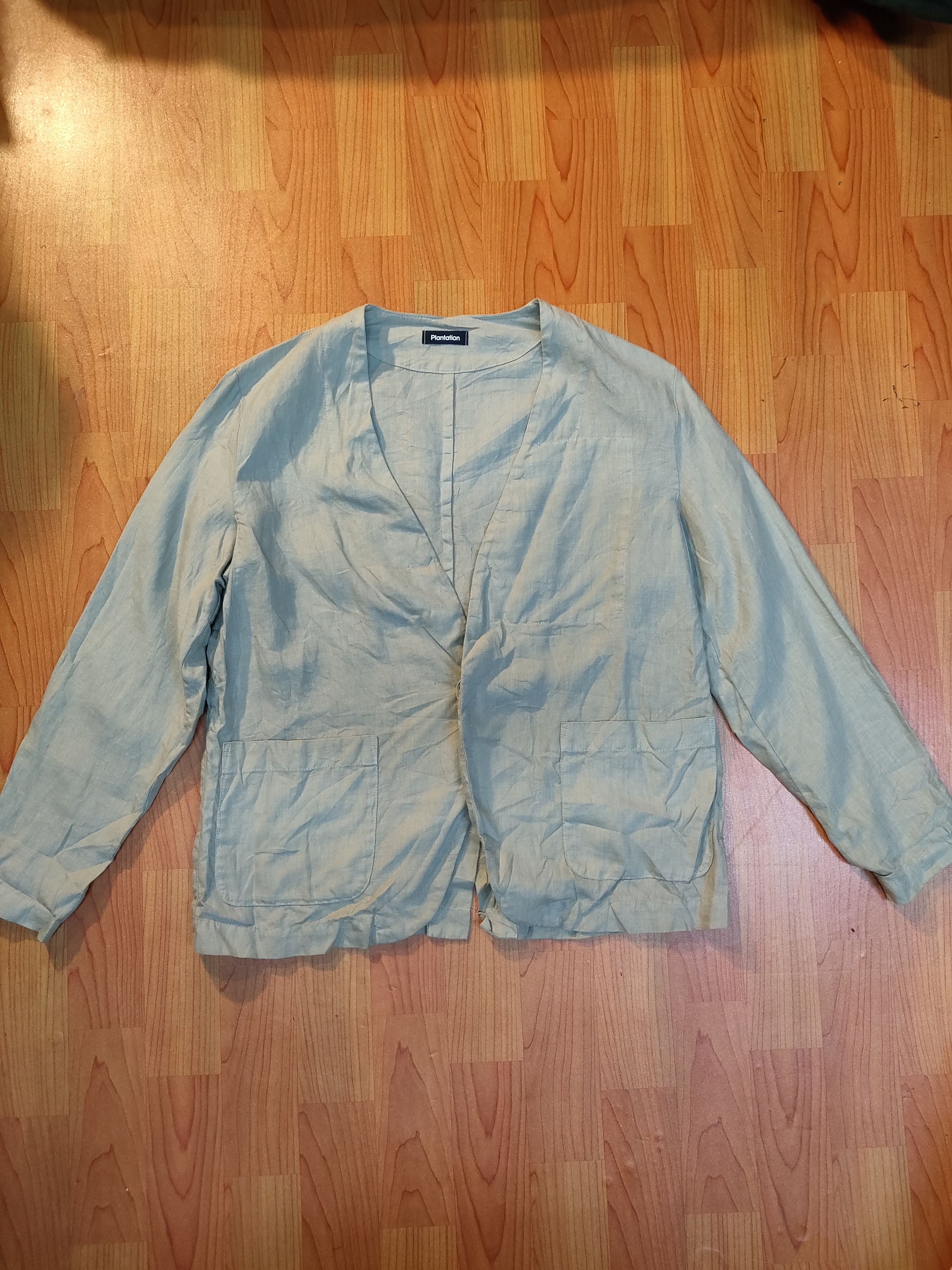 Hedi Slimane × Issey Miyake Plantation Linen Blazer Size M / US 6-8 / IT 42-44 - 1 Thumbnail