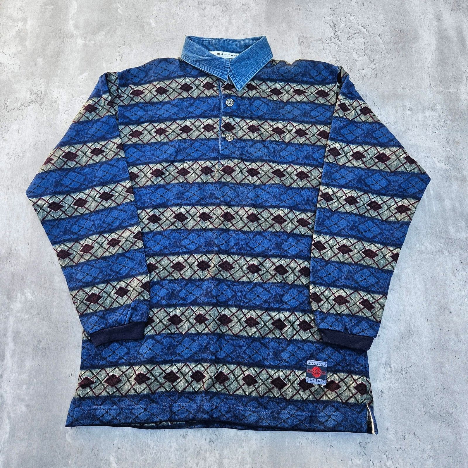 & Other Stories Vintage Santana Shirt Size Women's Large Western Print Size L / US 10 / IT 46 - 1 Thumbnail