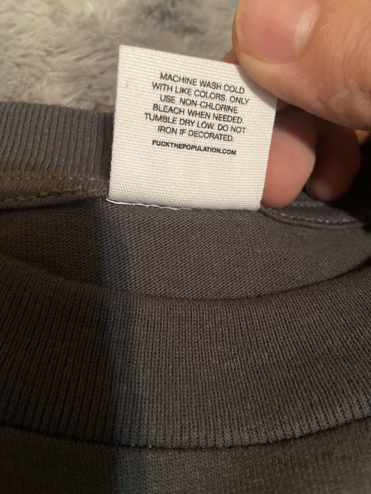 Fuck The Population FTP f**k the world tee Size US M / EU 48-50 / 2 - 4 Thumbnail