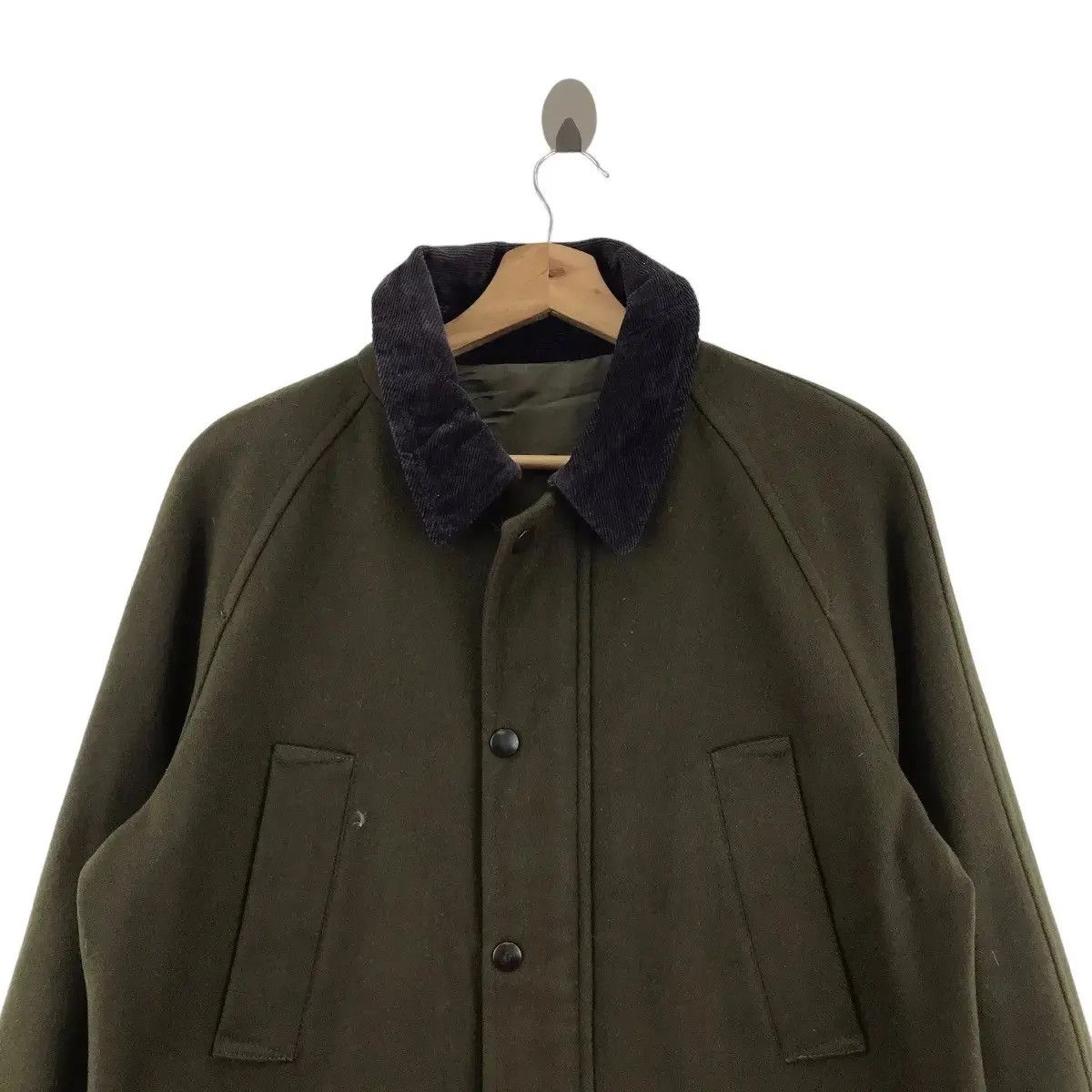Vintage AND A Japanese Brand Snap Button Wool Khaki Coat Size US S / EU 44-46 / 1 - 3 Thumbnail