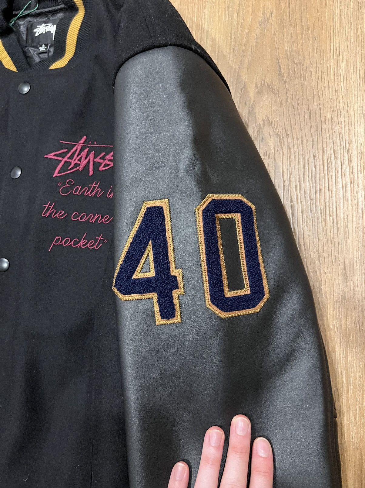 Stussy 40th Anniversary Varsity Jacket (New York Chapter) Size US L / EU 52-54 / 3 - 6 Thumbnail