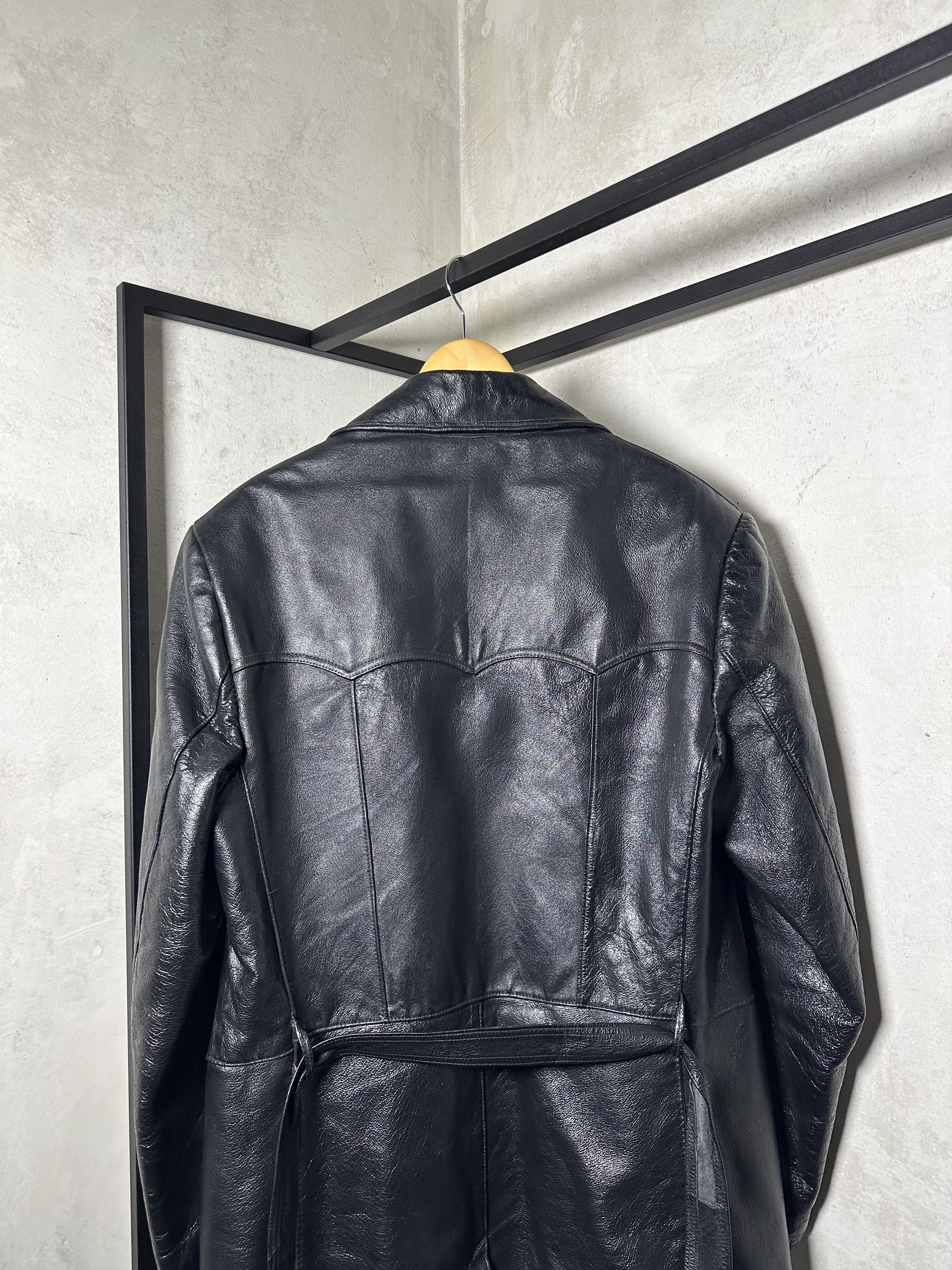 Genuine Leather Vintage Calfskin Leather Brown Coat Size US L / EU 52-54 / 3 - 10 Thumbnail