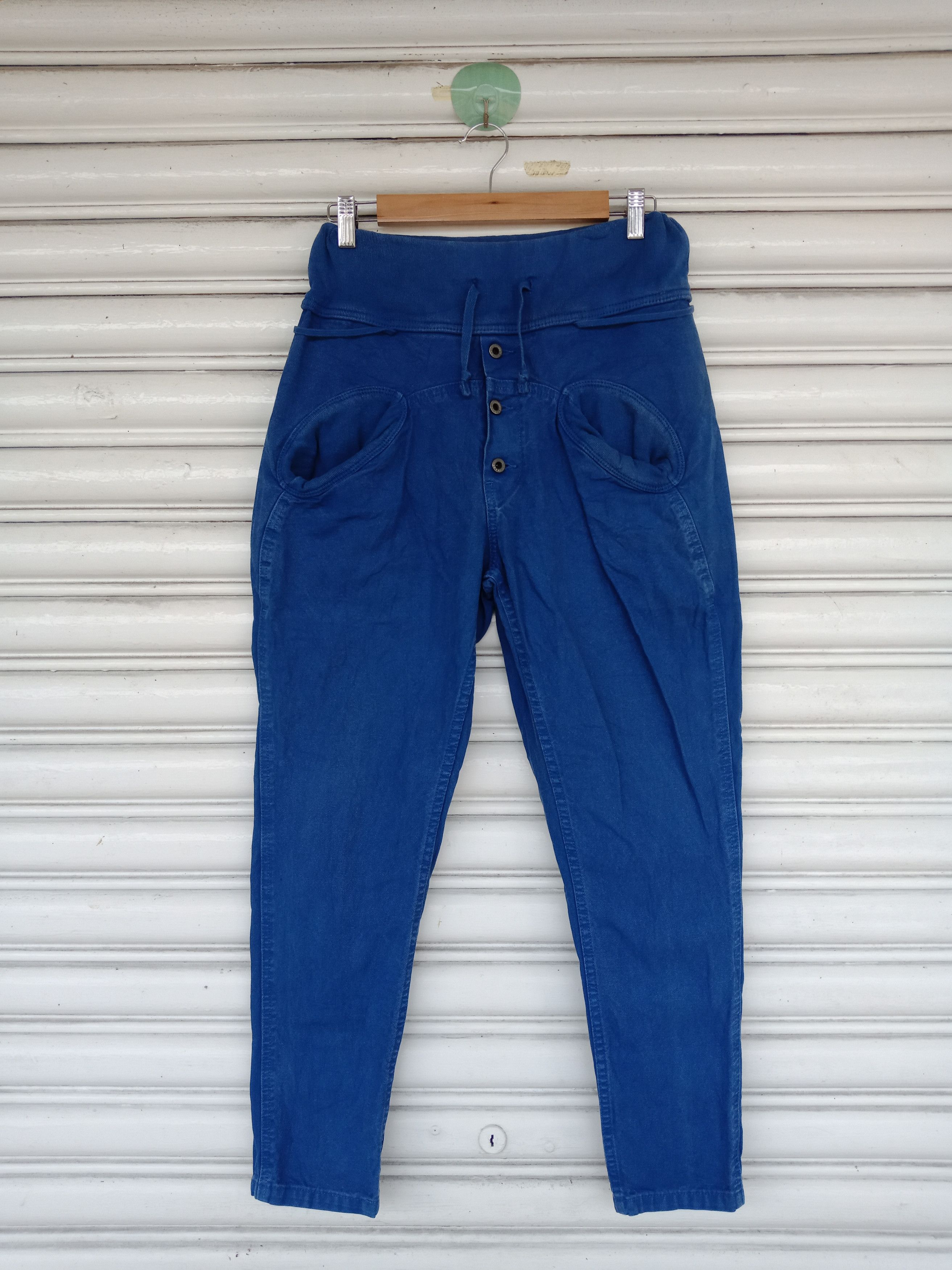 Kapital Kapital Blue Stretchable Waist Pants (31"-33") Size US 31 - 1 Thumbnail