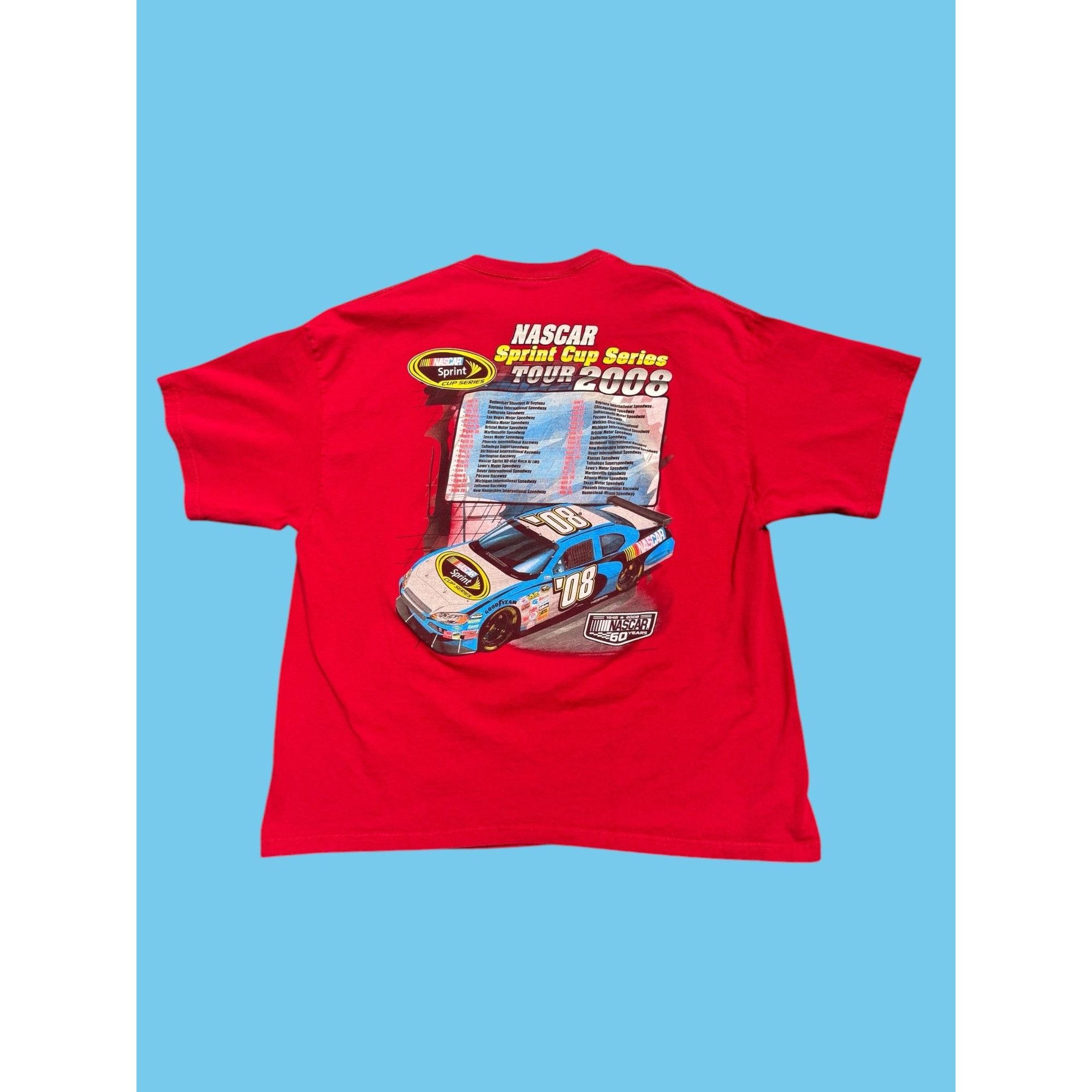 NASCAR NASCAR 2008 "Supercup Series Tour" T-Shirt Size US XXL / EU 58 / 5 - 5 Thumbnail