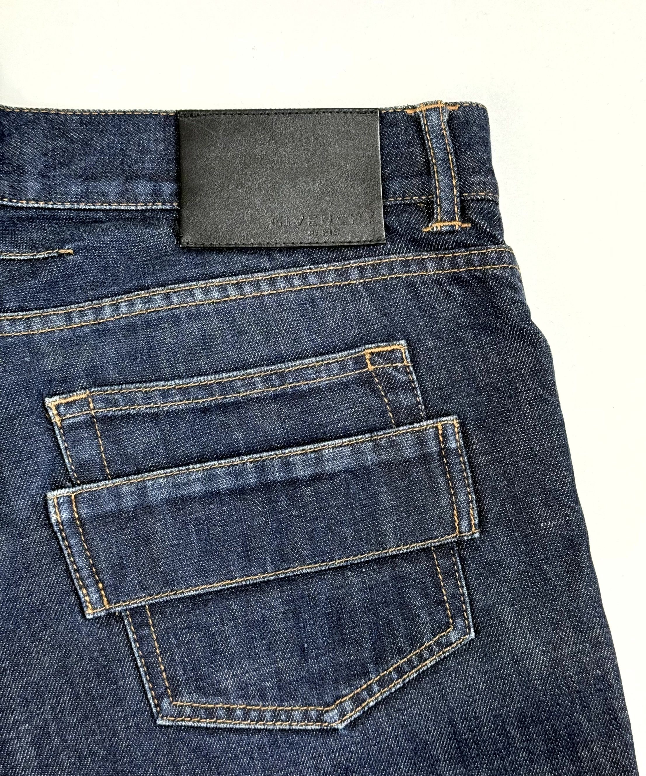 Givenchy Givenchy Dark Blue Cuban Fit Jeans Size 32 Size US 32 / EU 48 - 4 Thumbnail