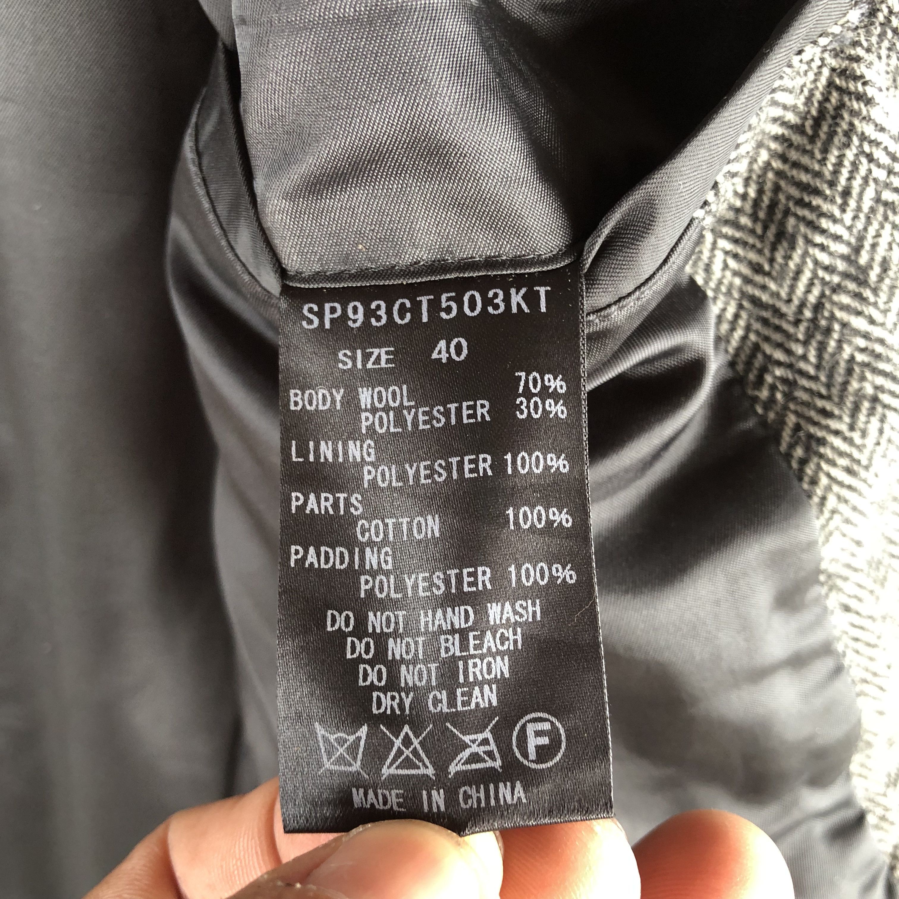 Japanese Brand × Vintage Vintage SpitalField Thermolite Quilted Wool Jackets Size US XS / EU 42 / 0 - 8 Thumbnail