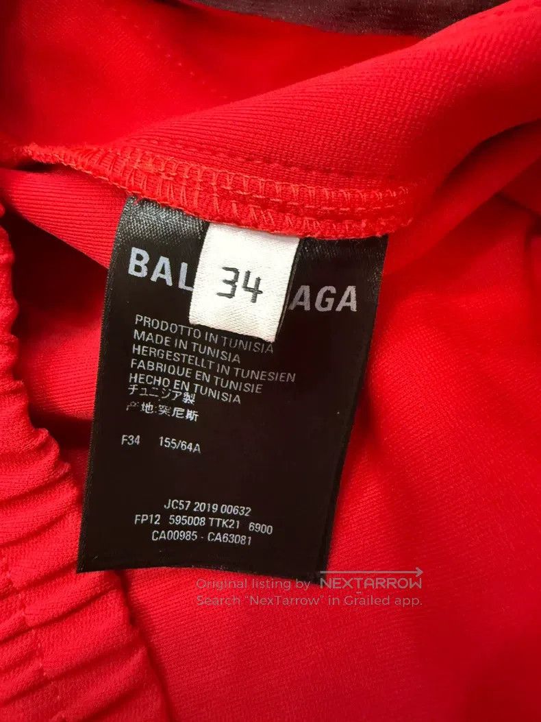 Balenciaga Balenciaga Red Casual Trousers Size 33" - 5 Thumbnail