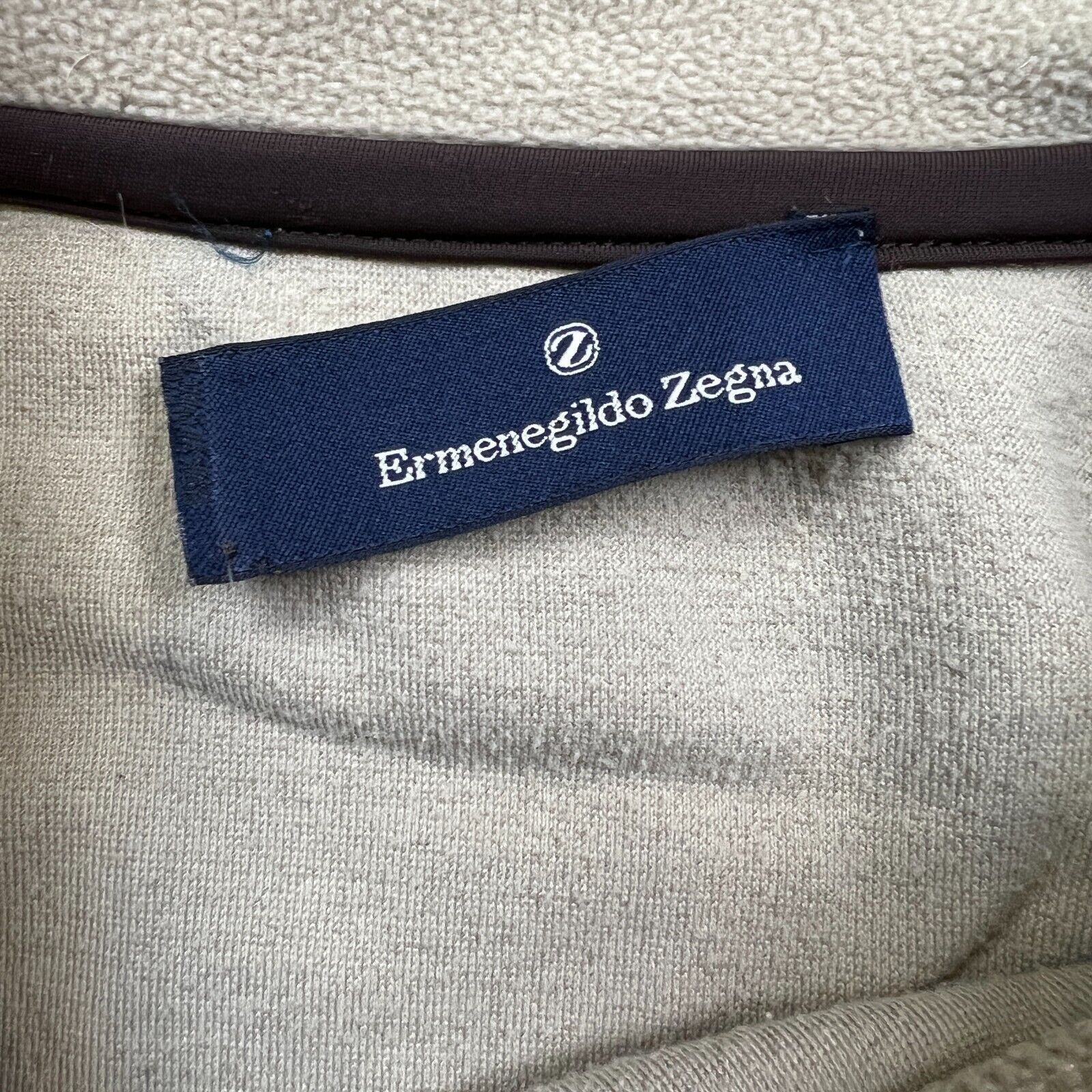 Ermenegildo Zegna Ermenegildo Zegna Fleece Nylon Italy Pullover Sweatshirt Size US XL / EU 56 / 4 - 10 Thumbnail