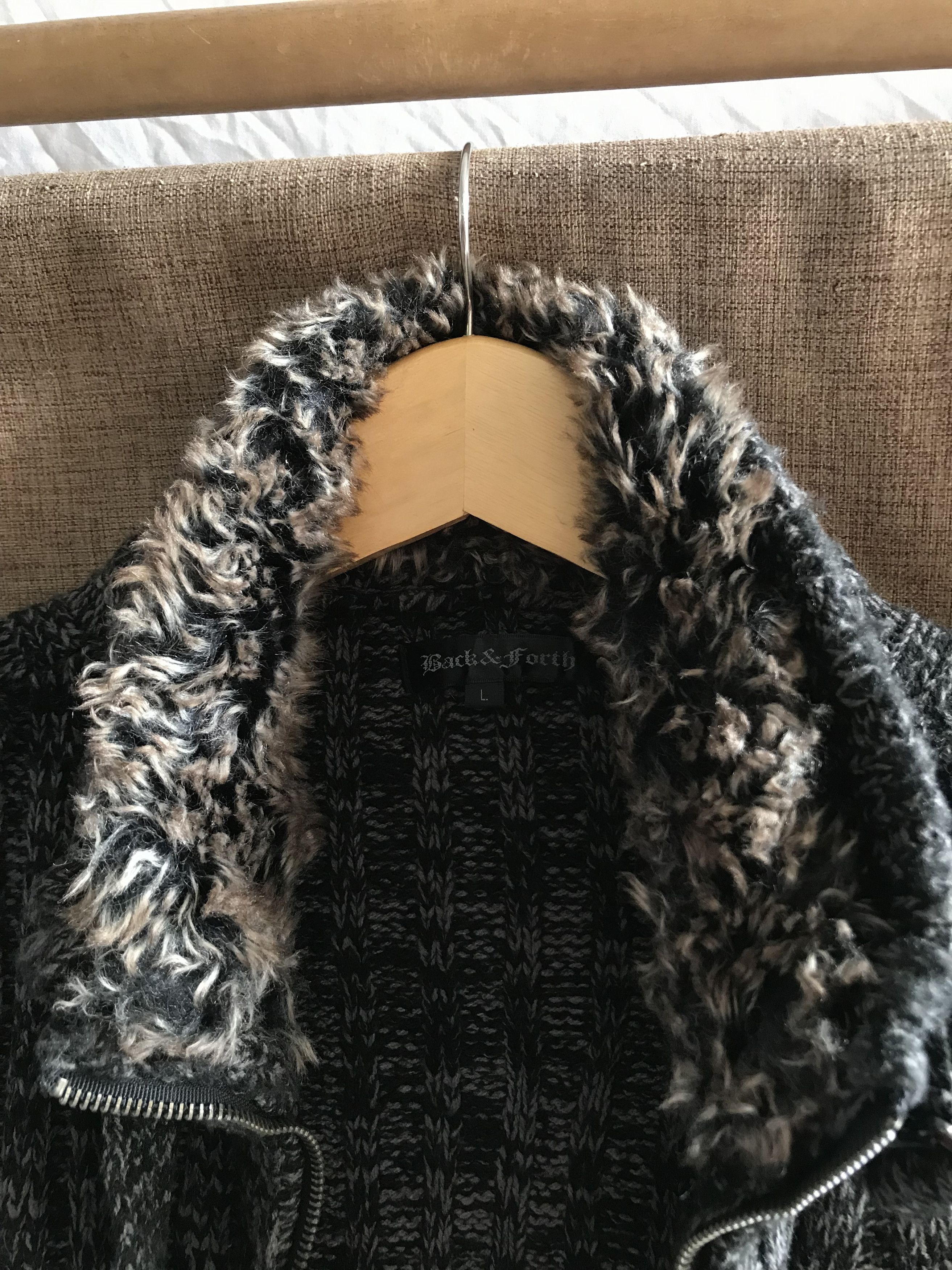 Japanese Brand Japanese Brand Fur Belt On Neck Knitwear By Back Forth Size US M / EU 48-50 / 2 - 4 Thumbnail