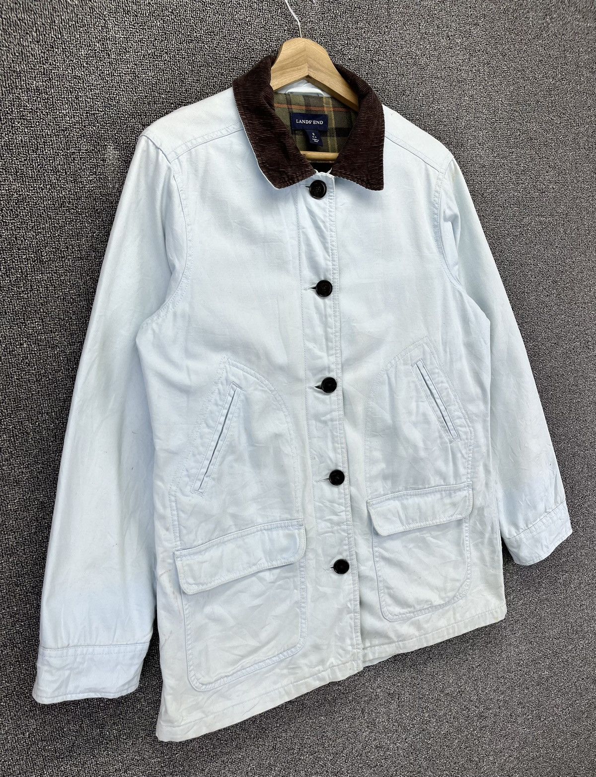 Lands' End Vintage Lands End Carhartt Style Chore Jacket Size US S / EU 44-46 / 1 - 2 Thumbnail