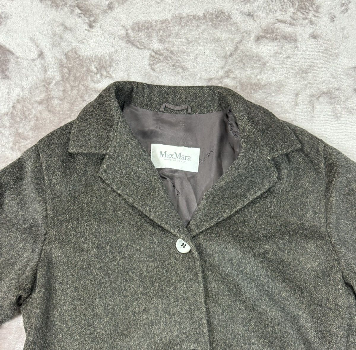 Max Mara Long Coat Max Mara alpaga brown size 42 fr Women Size M / US 6-8 / IT 42-44 - 6 Thumbnail