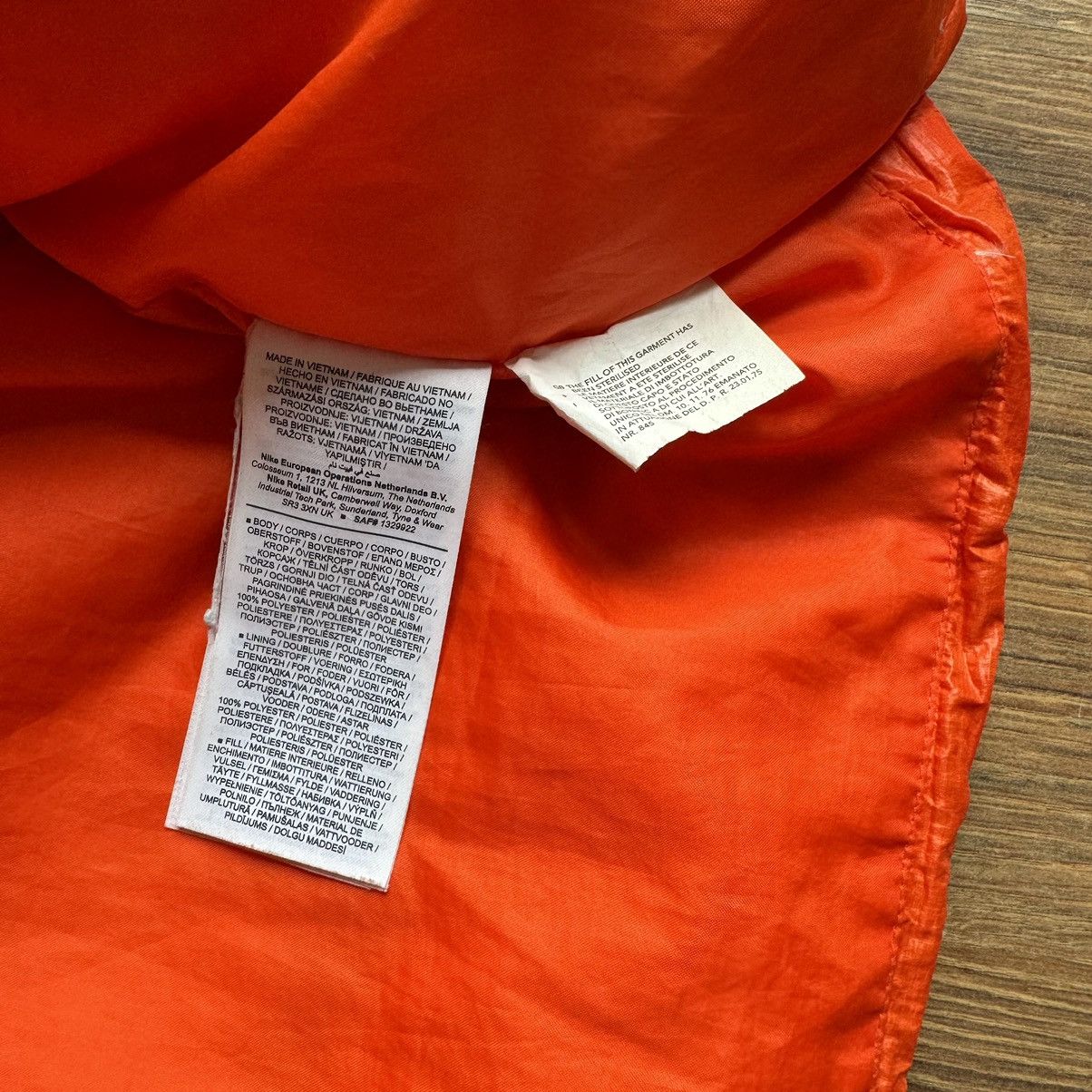 Nike Nike Therma-Fit Down Puffer Jacket Orange Women’s Oversized Size XL / US 12-14 / IT 48-50 - 11 Thumbnail