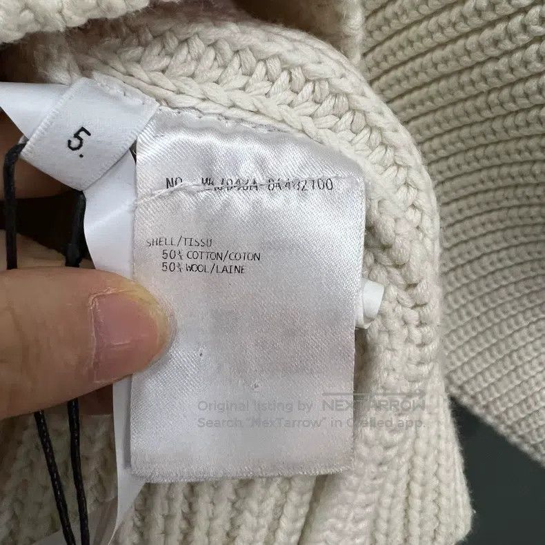 Thom Browne Thom Browne Beige Knit Jacket Size US XXL / EU 58 / 5 - 4 Thumbnail