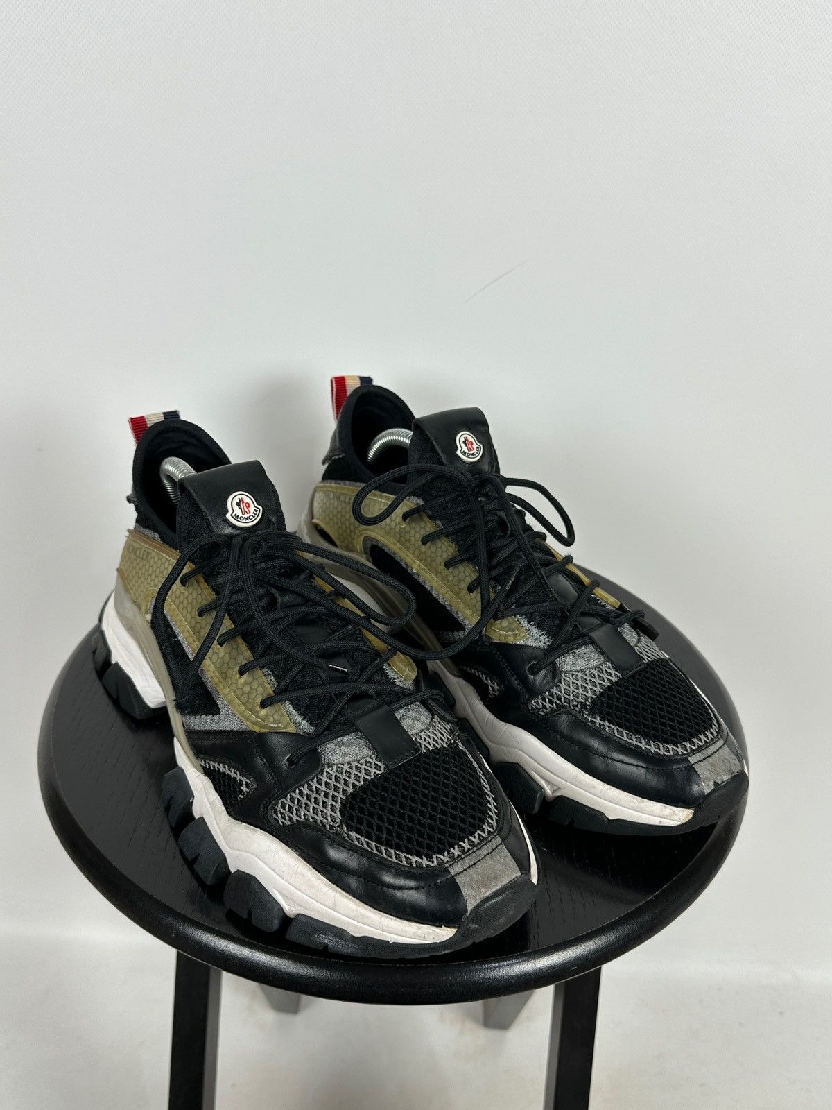 Moncler Moncler Trevor Scarpa Leather Low Top Sneakers Size US 9.5 / EU 42-43 - 2 Thumbnail