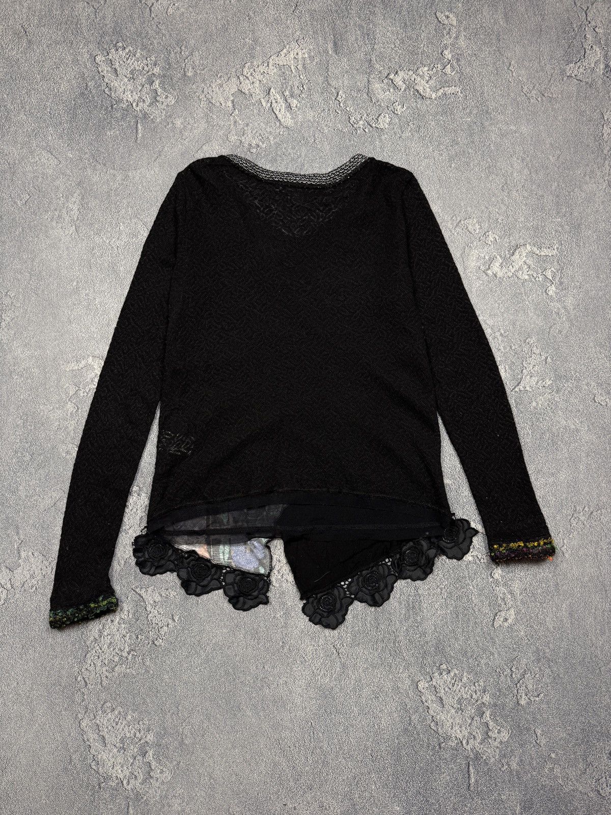 Japanese Brand VINTAGE ROBERTO NALDI 2000s OFF SHOULDERS LONG SLEEVE Size XL / US 12-14 / IT 48-50 - 2 Thumbnail
