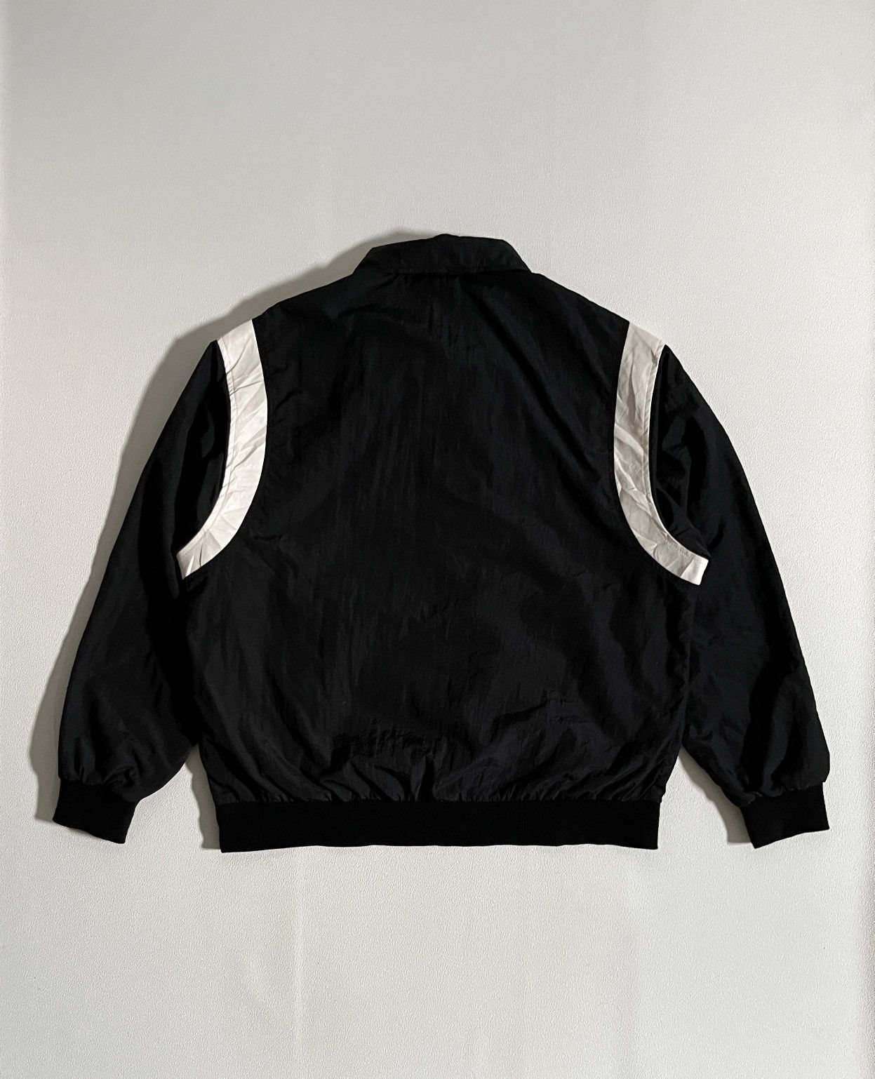 Beams Plus Rogermoore Lightweight Varsity Windbreaker Jacket Black Size US L / EU 52-54 / 3 - 2 Thumbnail