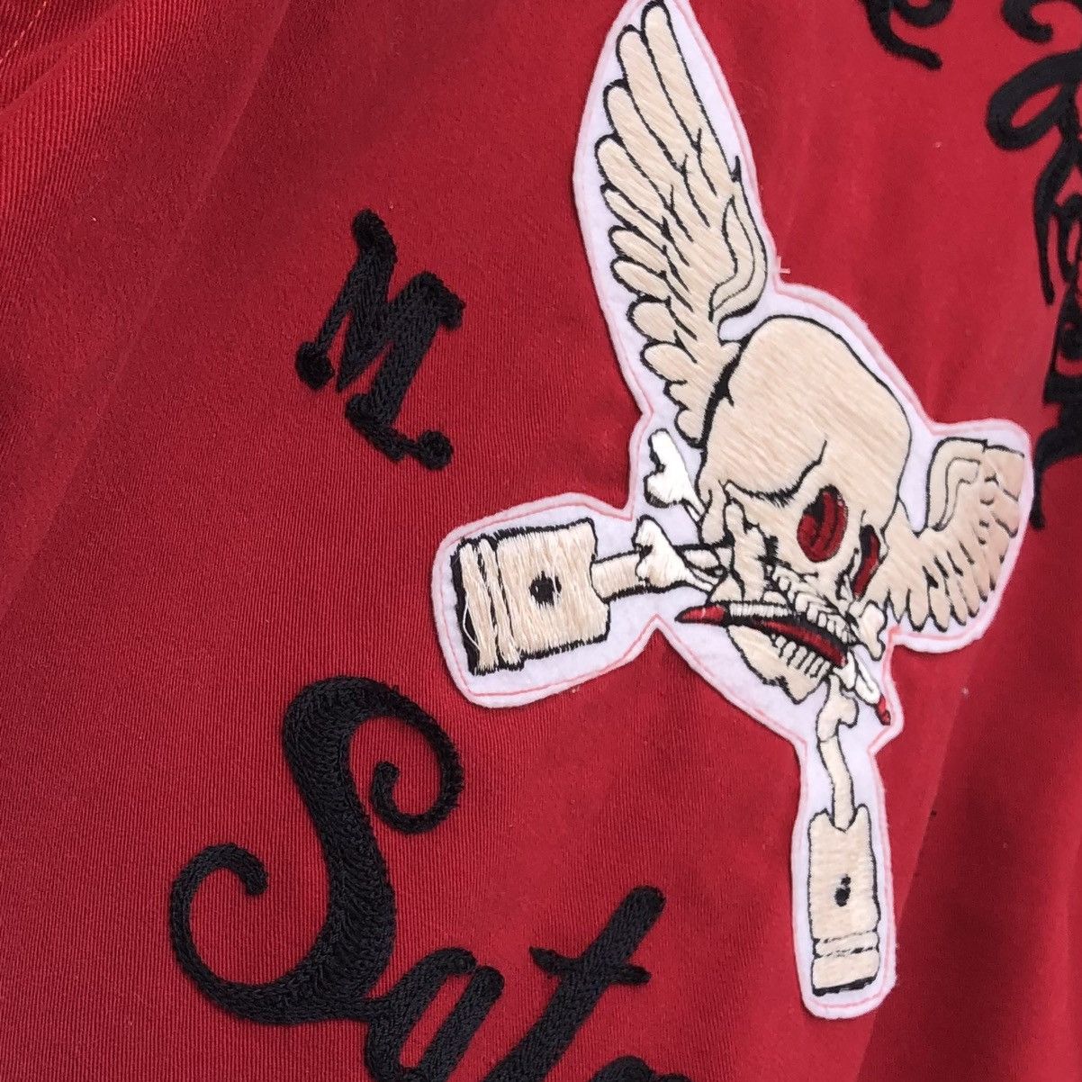 Whitesville VTG Whitesville Skull Head Trucker Jacket By Toyo Enterprise Size US M / EU 48-50 / 2 - 3 Thumbnail