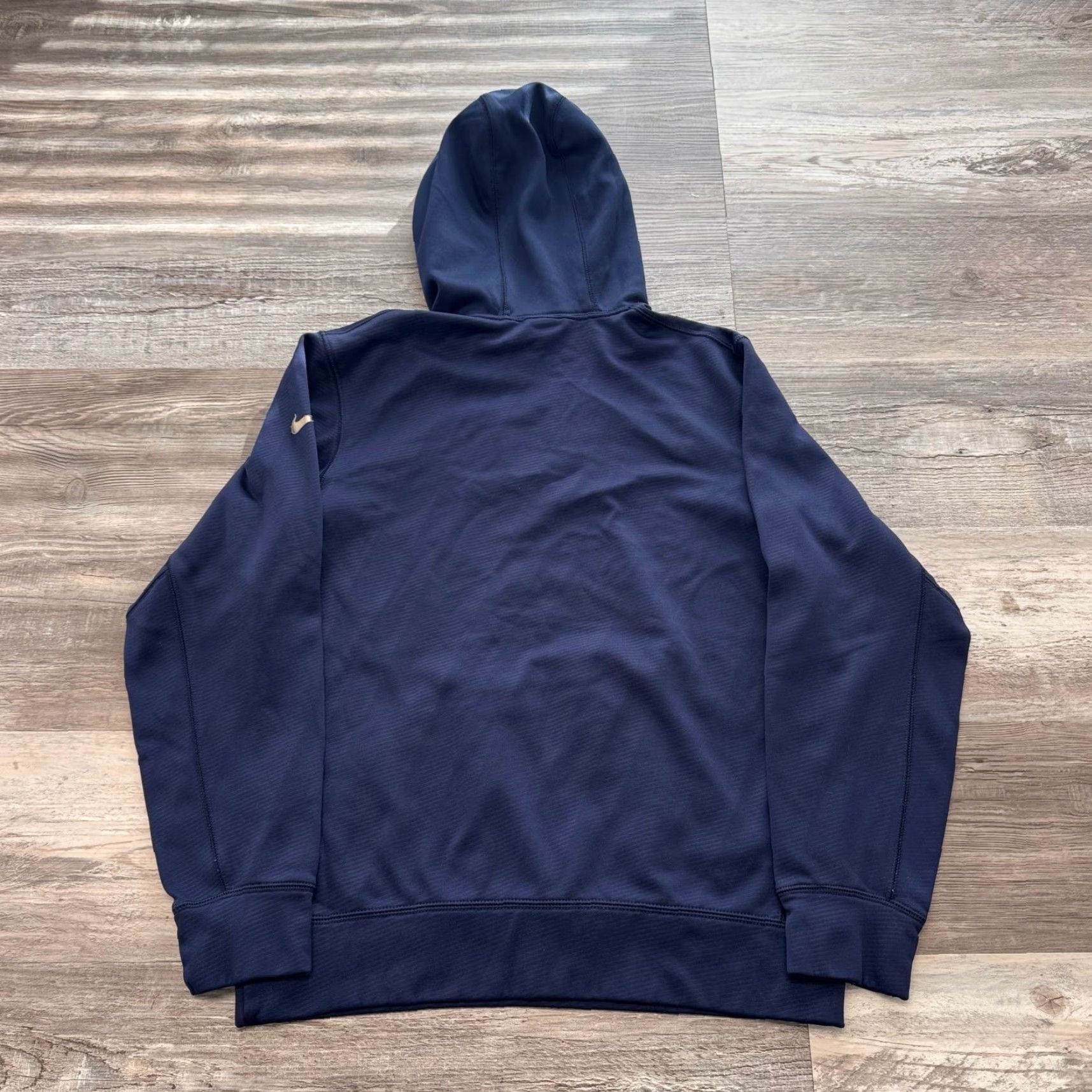 Nike Nike Pittsburgh Pitt Panthers Blue Mens S Therma Fit Mini Swoosh Pullover Hoodie Size US S / EU 44-46 / 1 - 3 Thumbnail